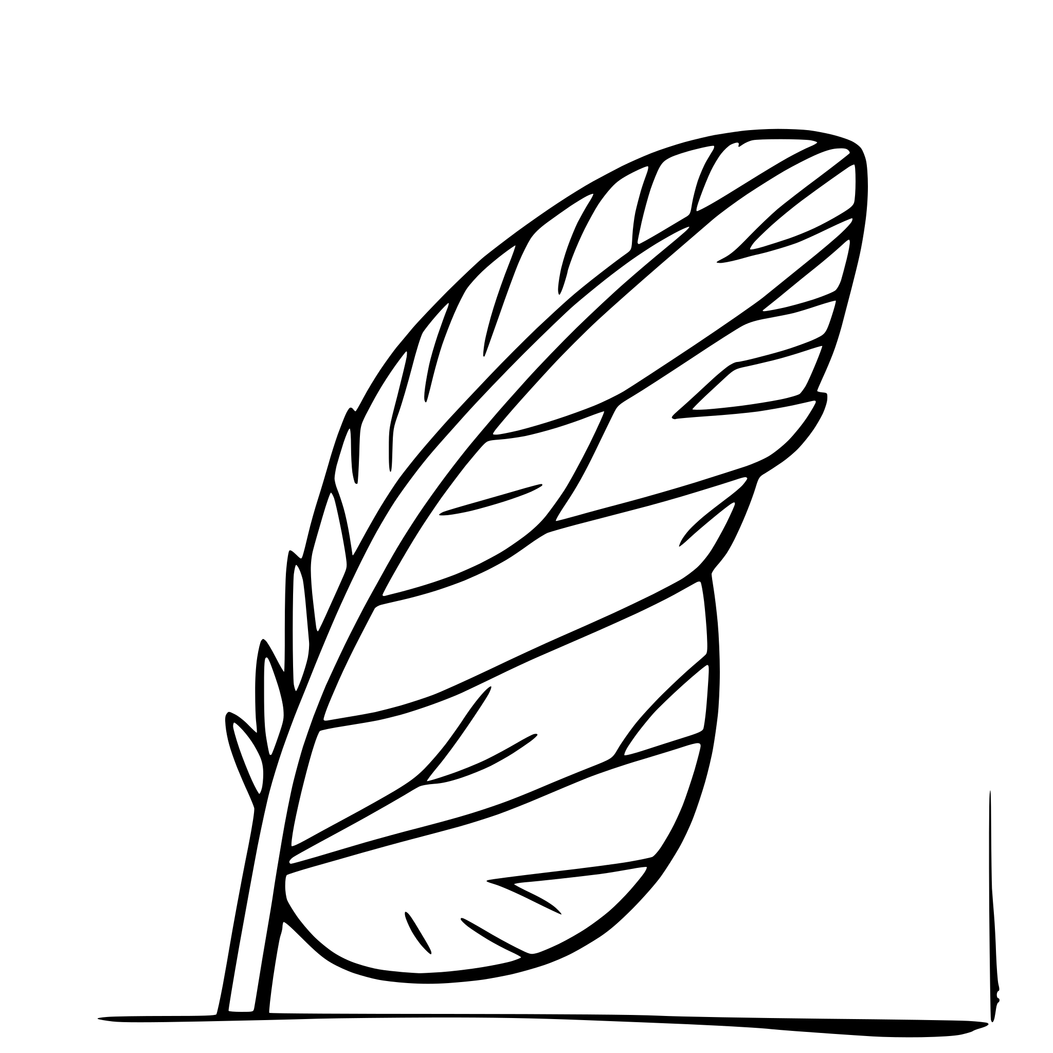 AI-generated SVG of 'feather transforming into birds'