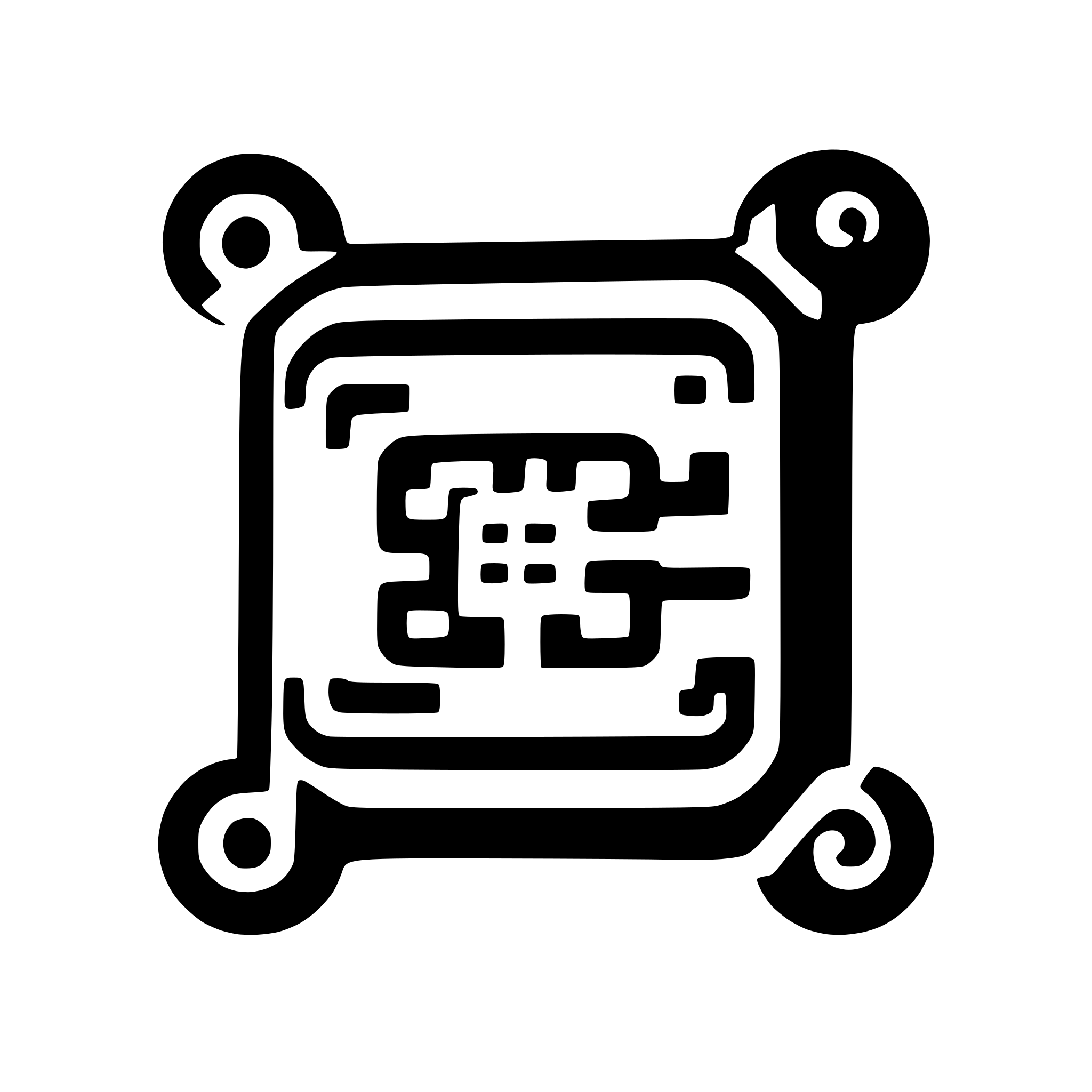 AI-generated SVG of a a simple rectangular invitation icon that has a big QR code right in the middle of it