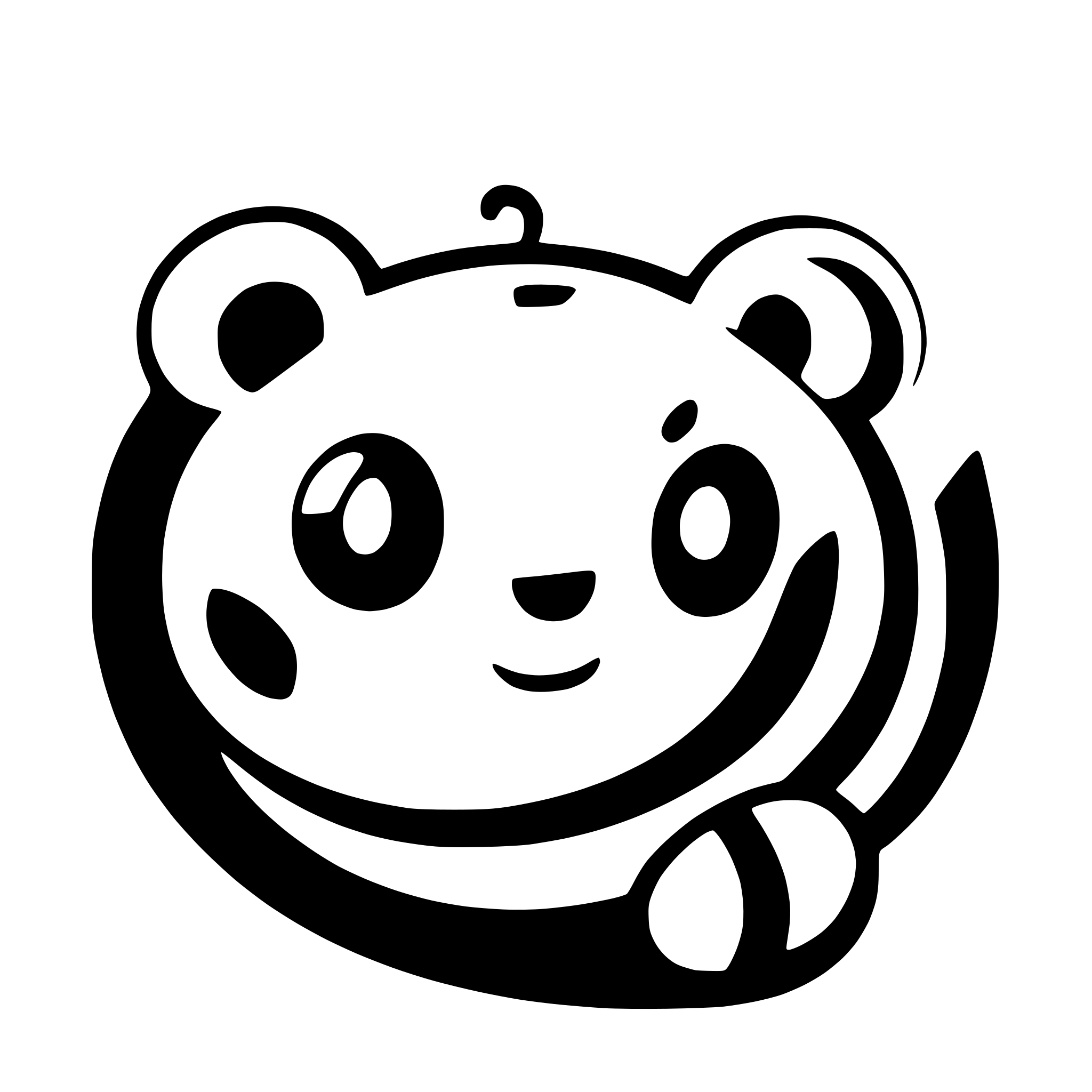 AI-generated SVG of a panda comic