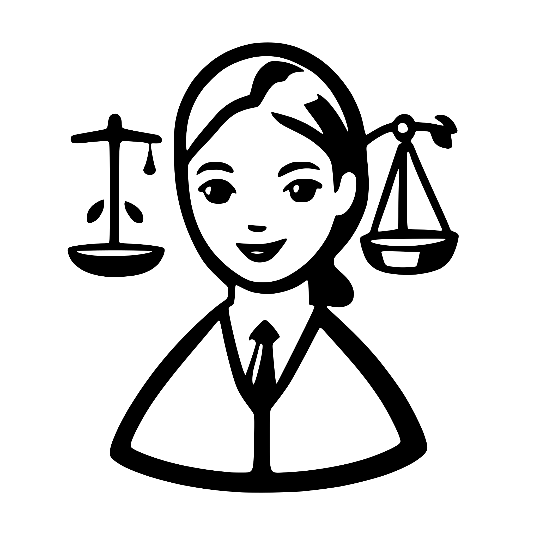 AI-generated SVG of a similar lawyer logo