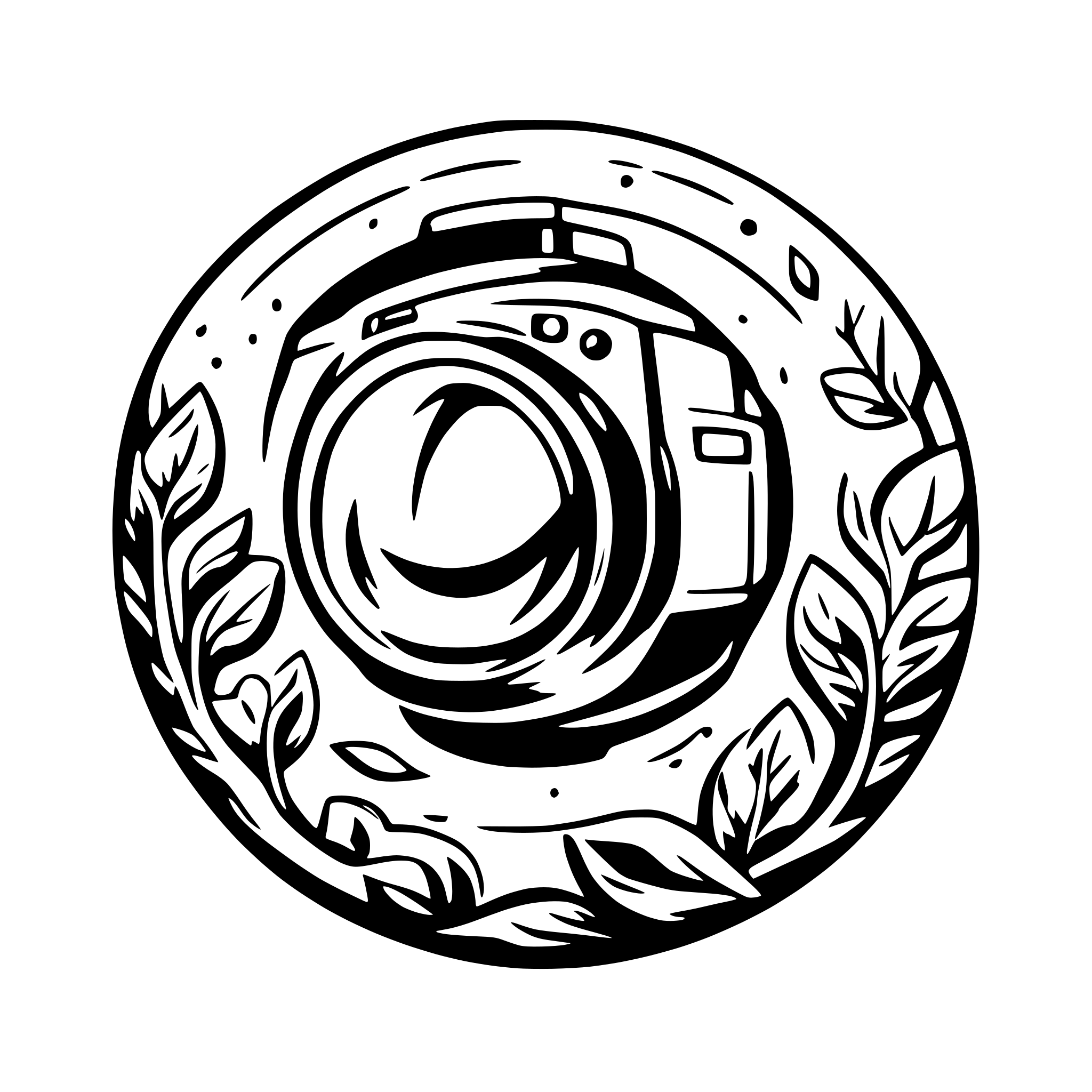 AI-generated SVG of a video survailiance camera