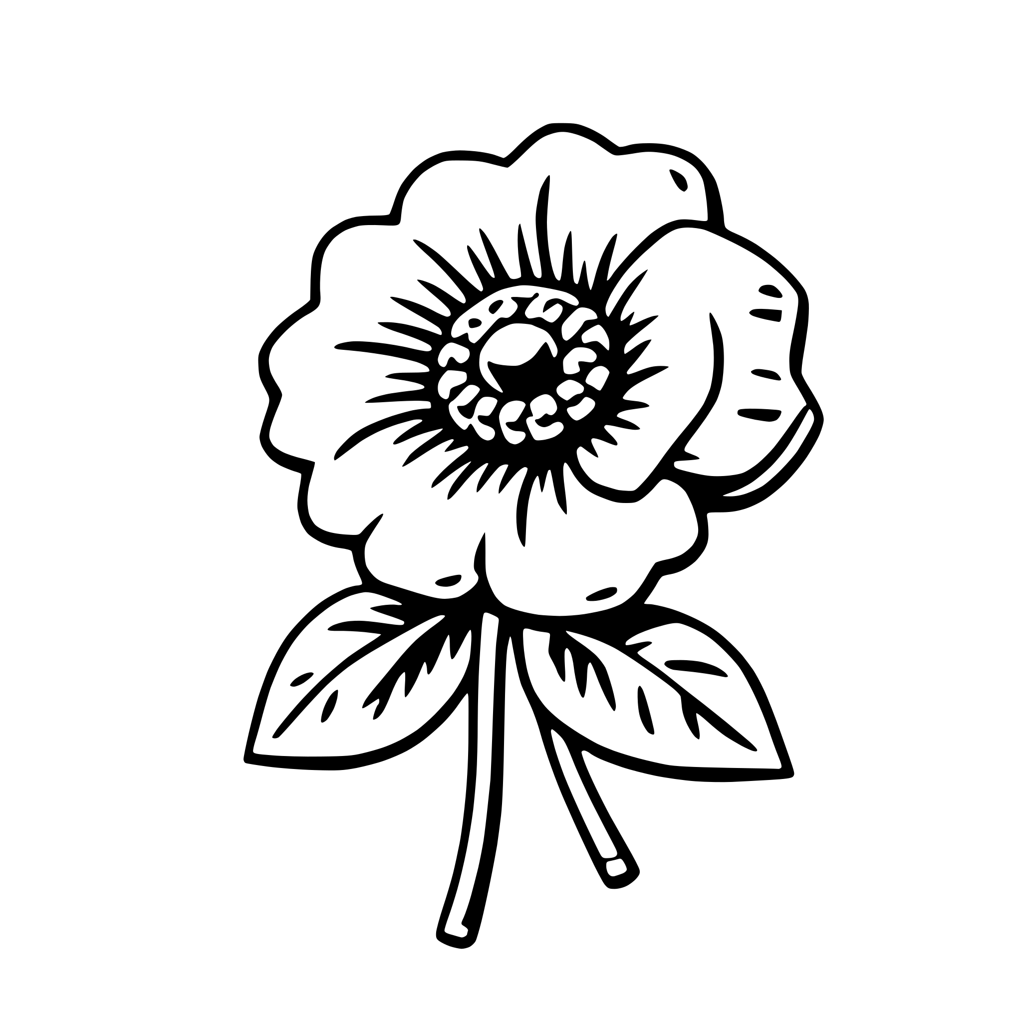 AI-generated SVG of 'brooch'