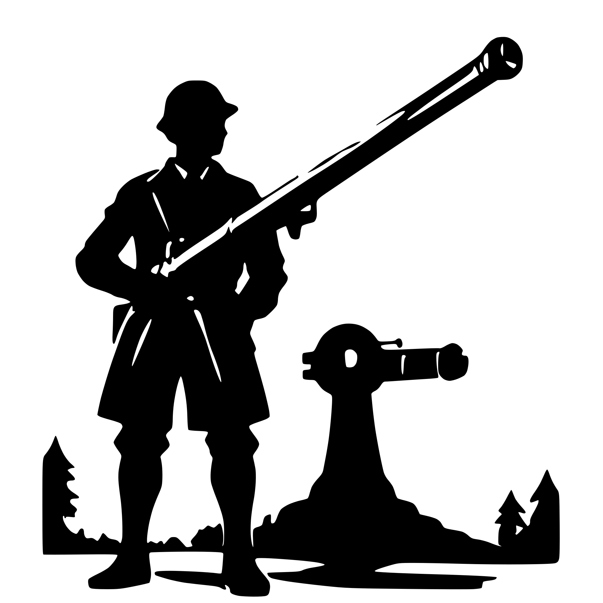 AI-generated SVG of a world war 1 soldier with a large cannon AI-generated SVG of a world war 1 soldier with a large cannon