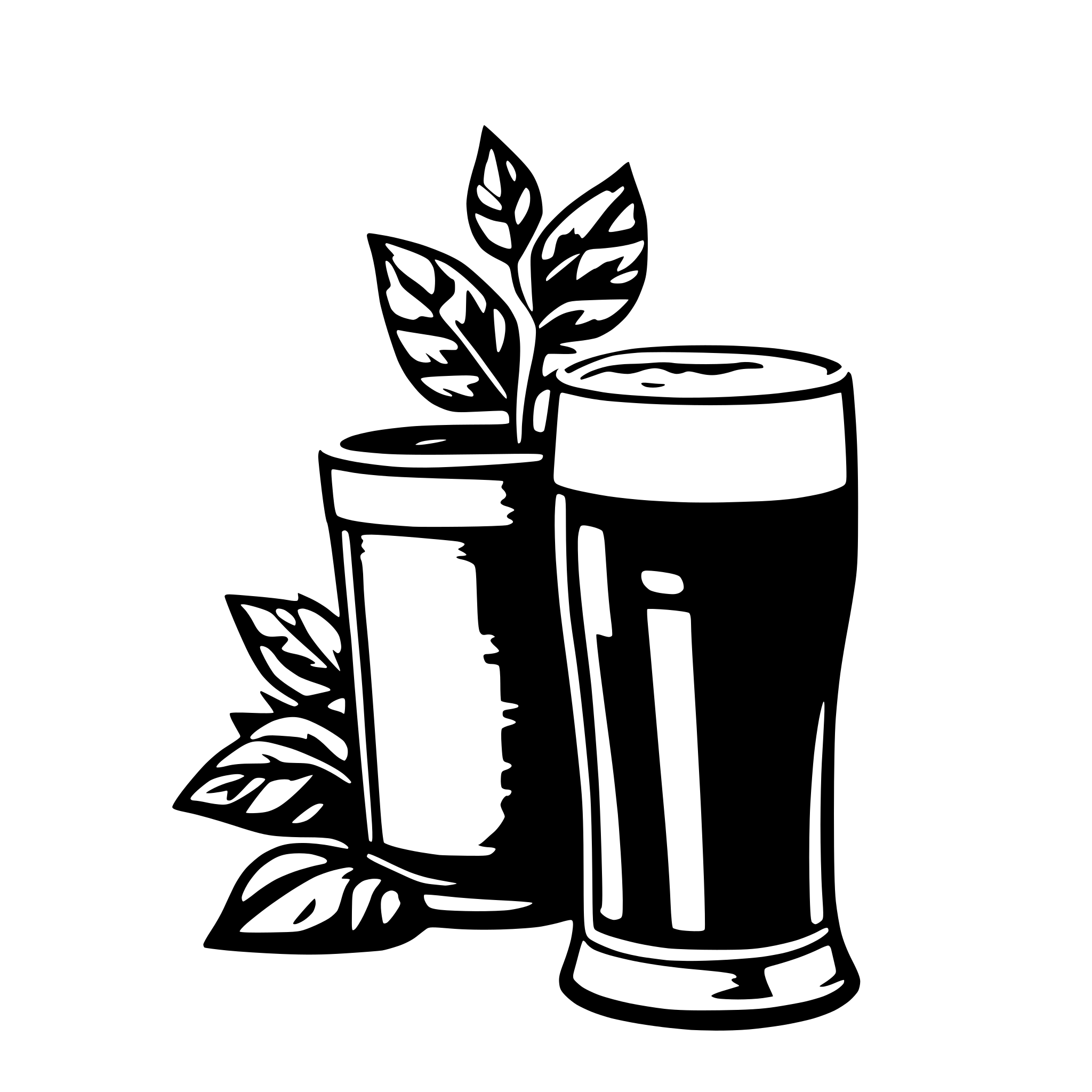 AI-generated SVG of a beer