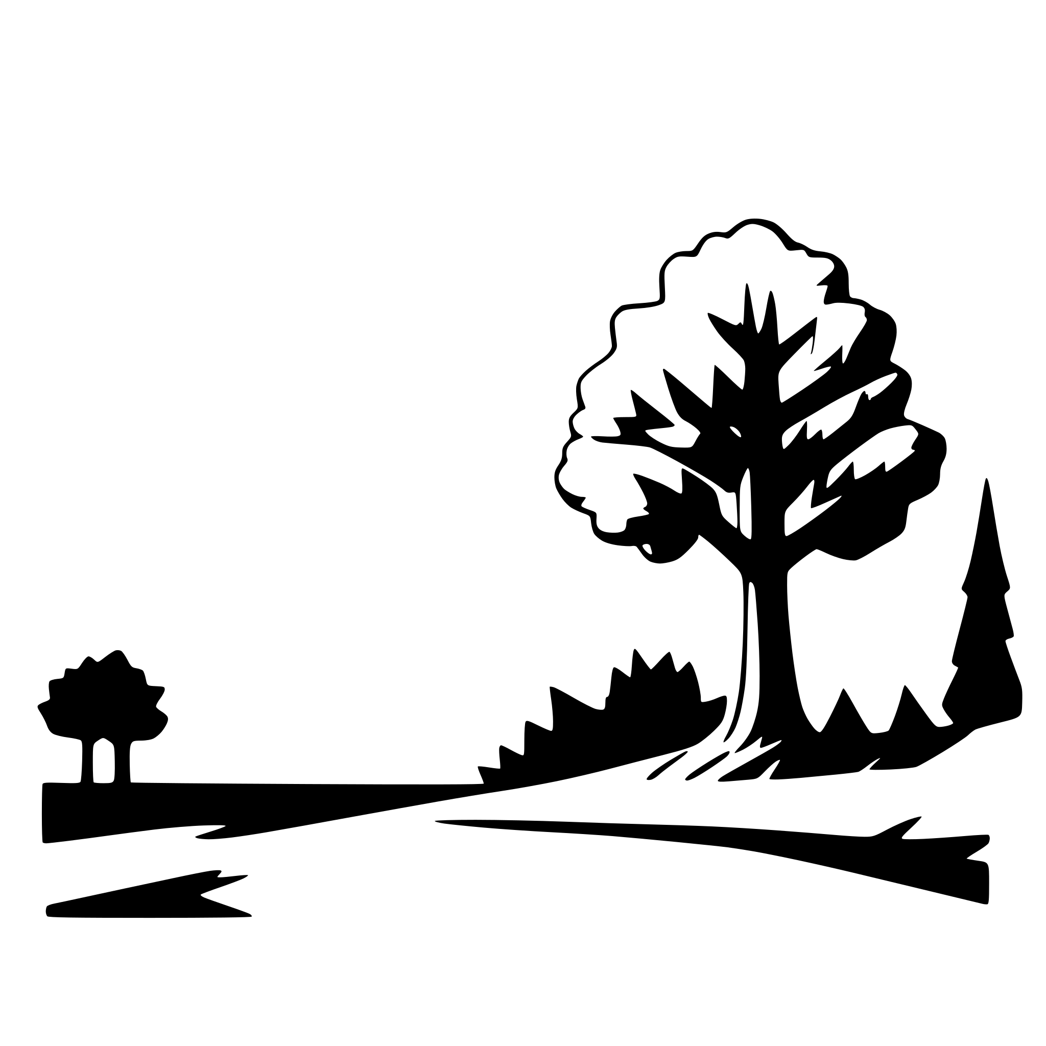 AI-generated SVG of a tree