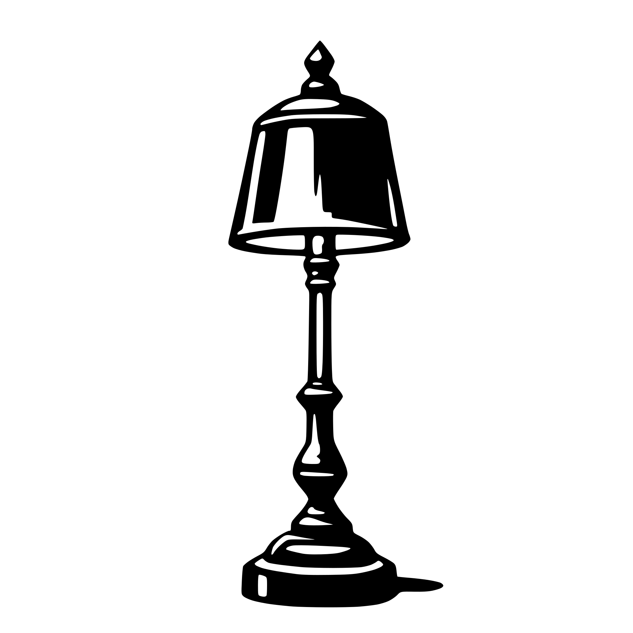 AI-generated SVG of a lamp