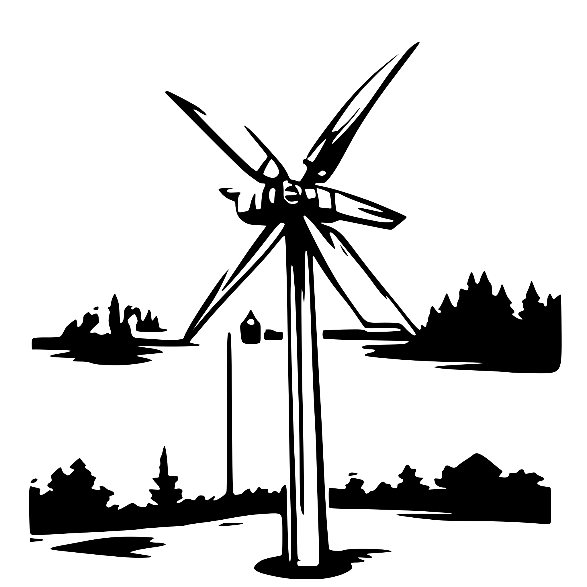 AI-generated SVG of a wind generator
