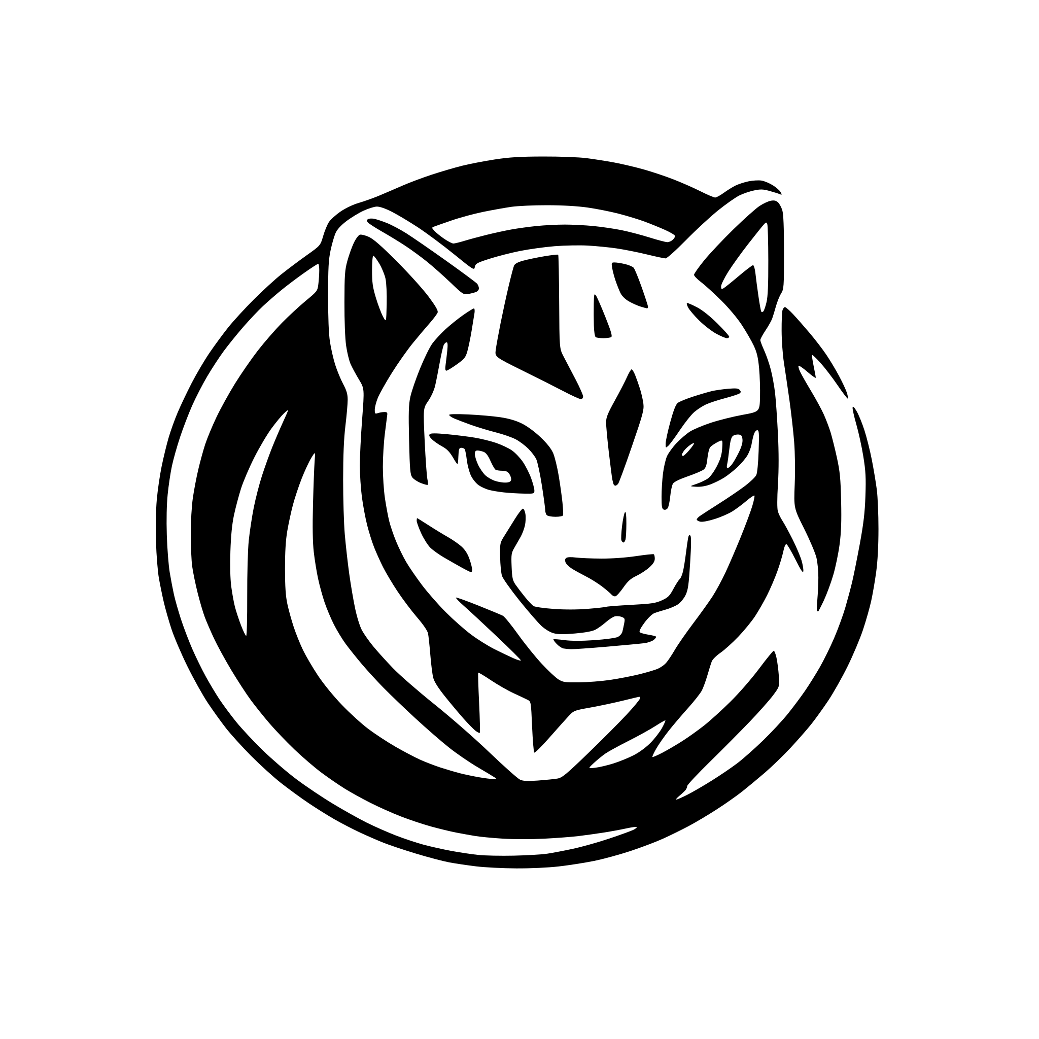 AI-generated SVG of 'puma portrait'