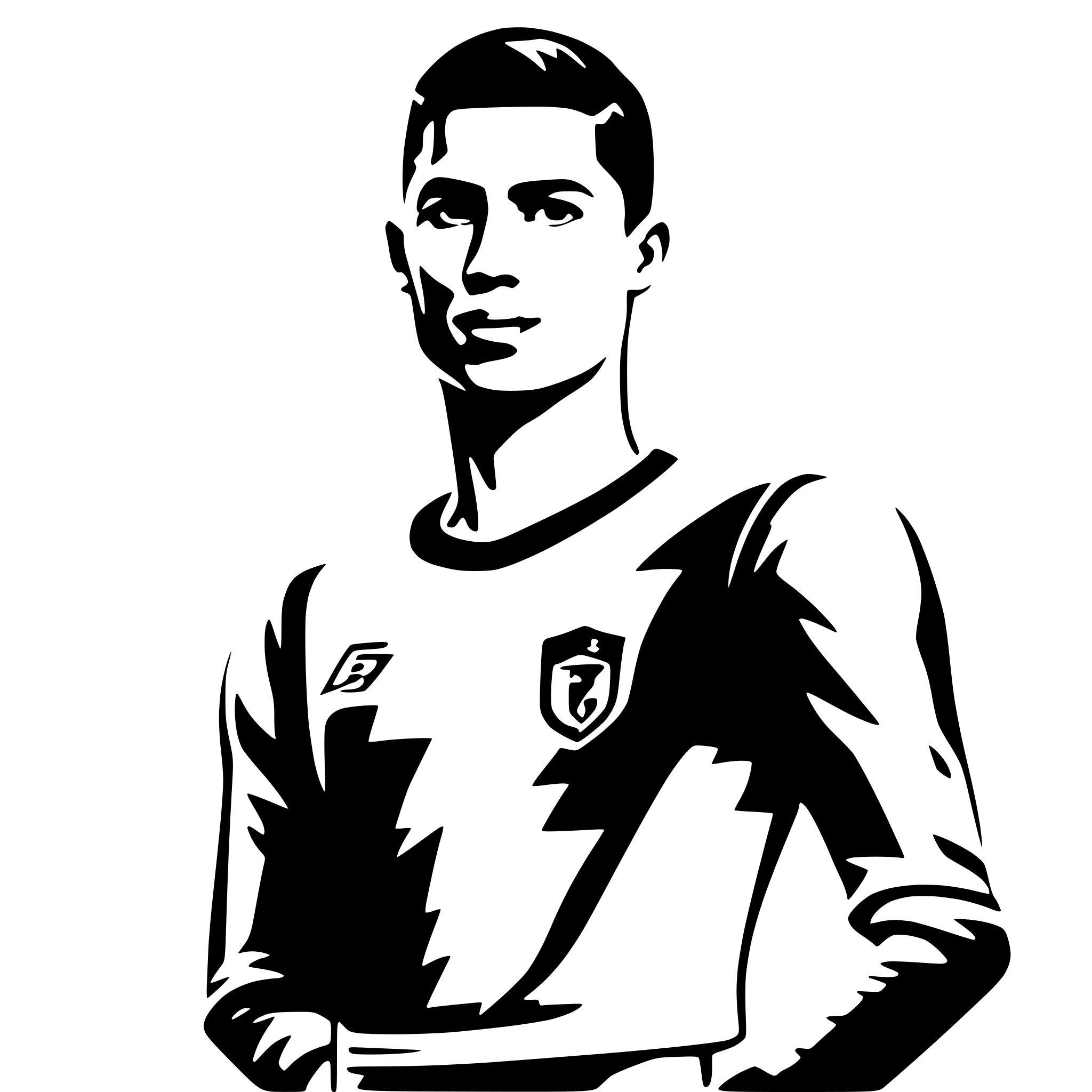 AI-generated SVG of 'christiano ronaldo footboll player'