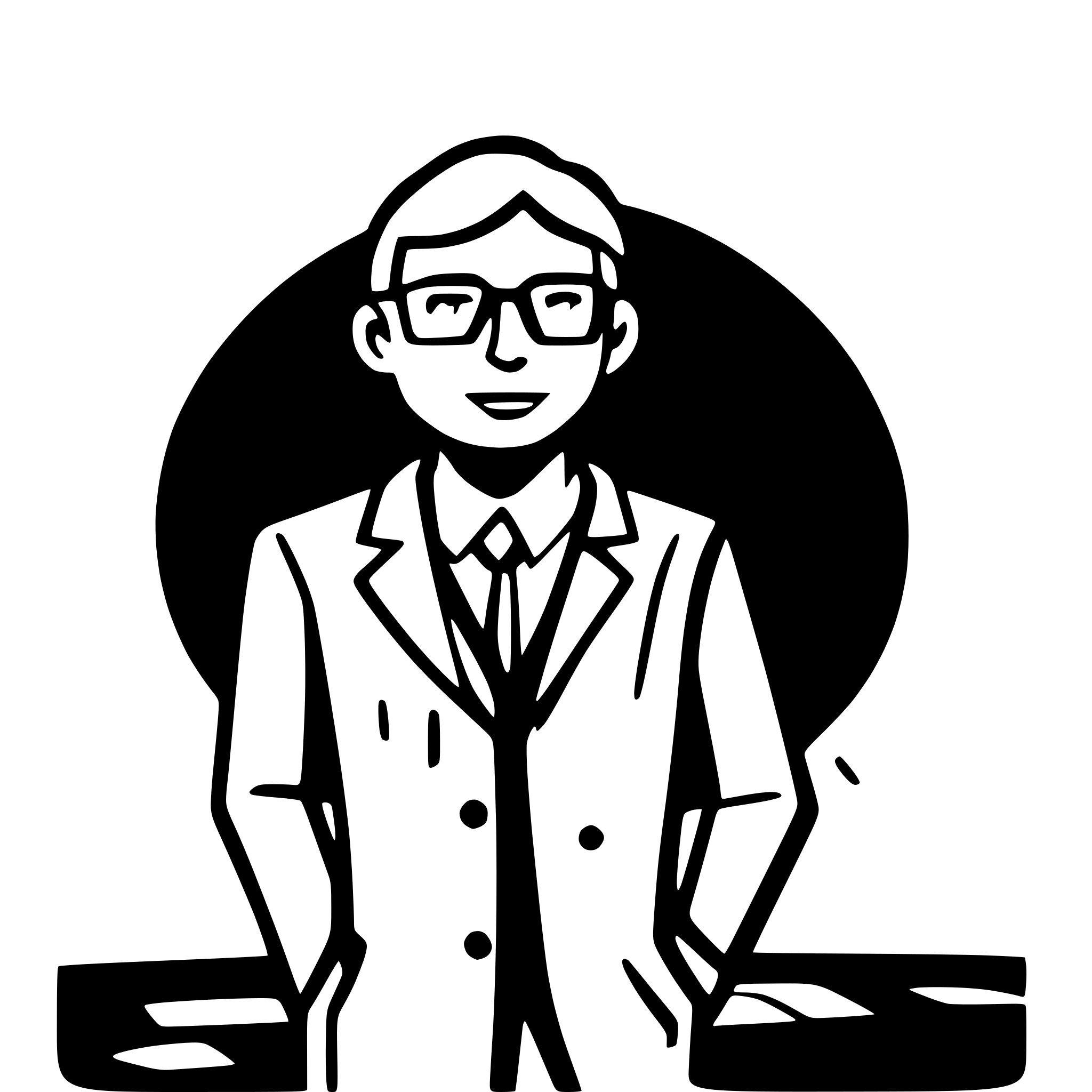 AI-generated SVG of a A doodle-style line art of a business executive man standing under the sun, sweating, with visible heat waves rising, wiping his forehead with a handkerchief; simple monochrome outline, minimal detail, clear smooth paths, no fill colors, on white background, optimized for SVG animation.