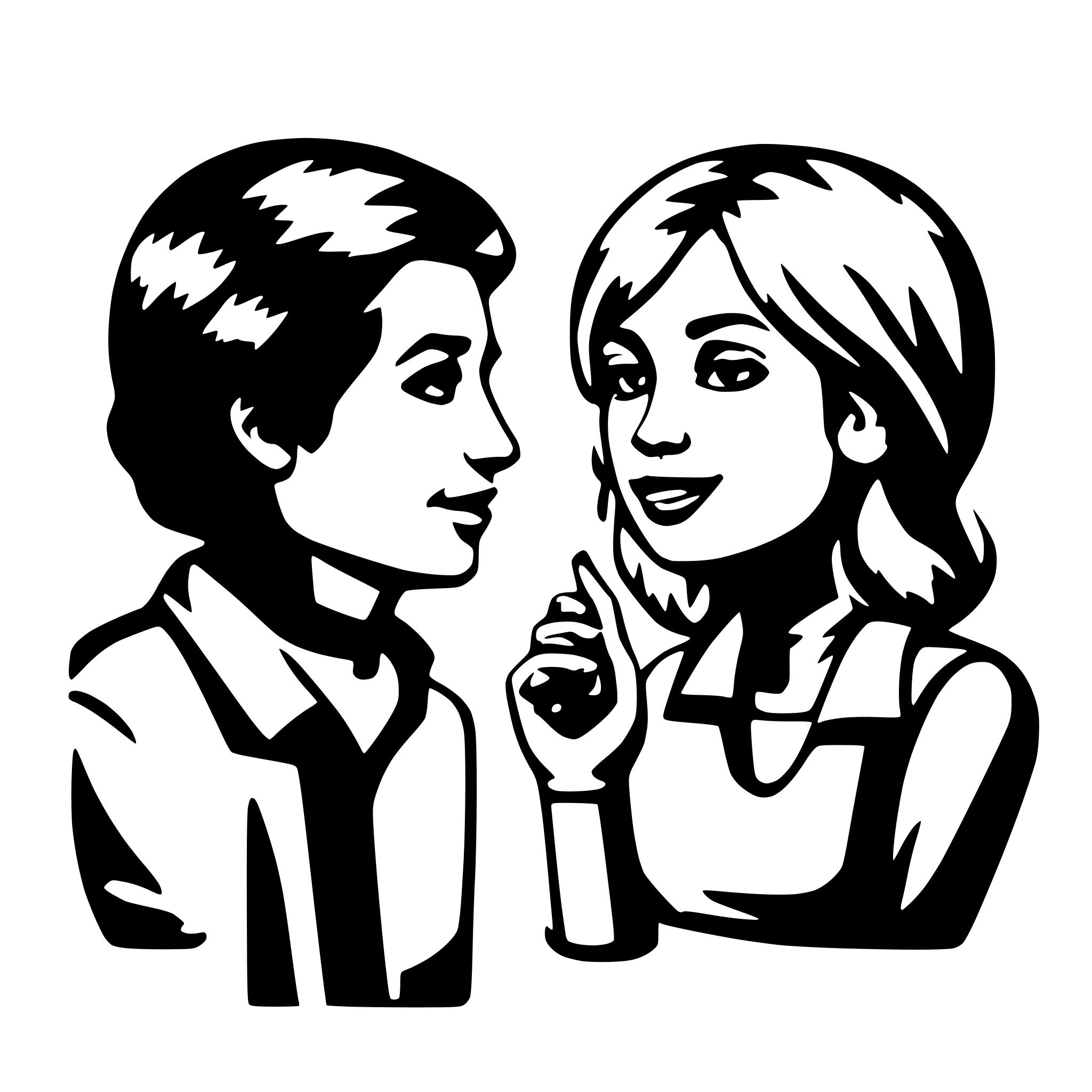 AI-generated SVG of 'iphone conversation screenshot'