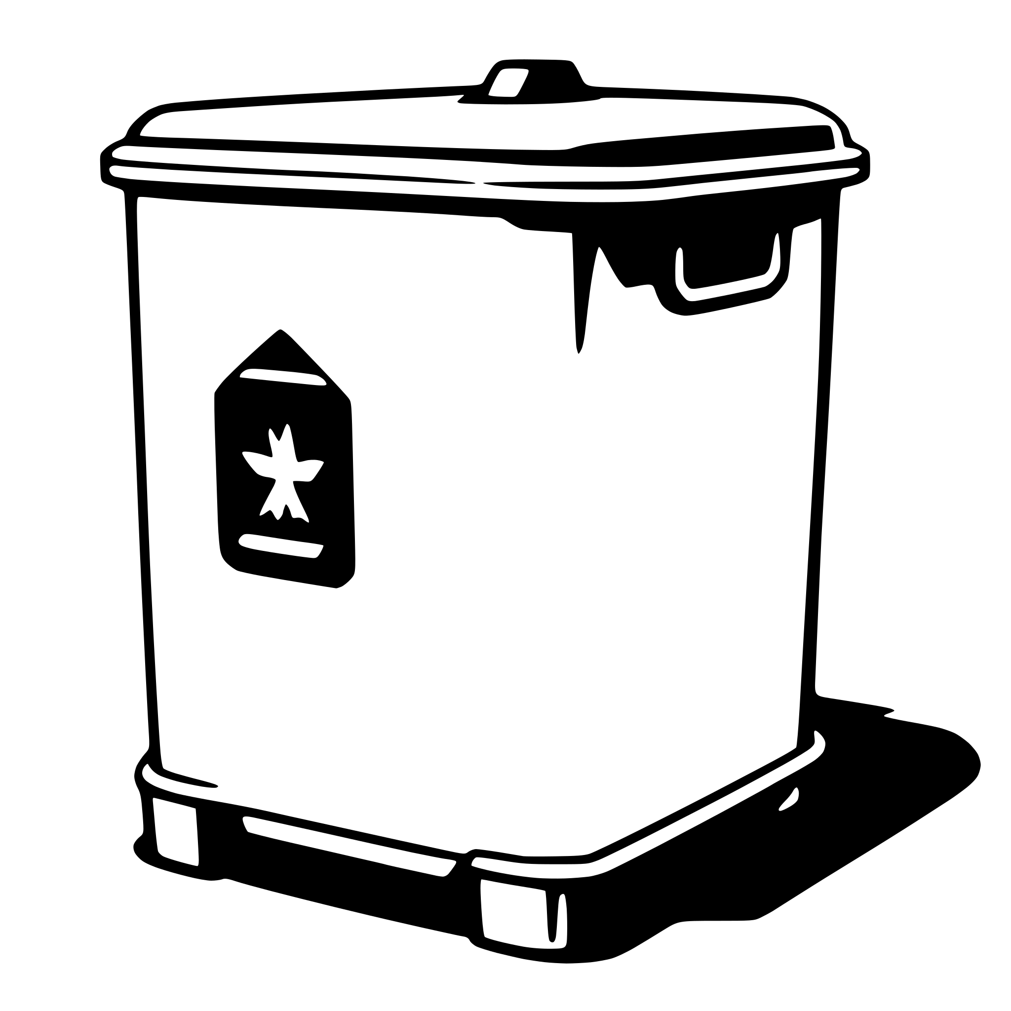 AI-generated SVG of 'waste container'