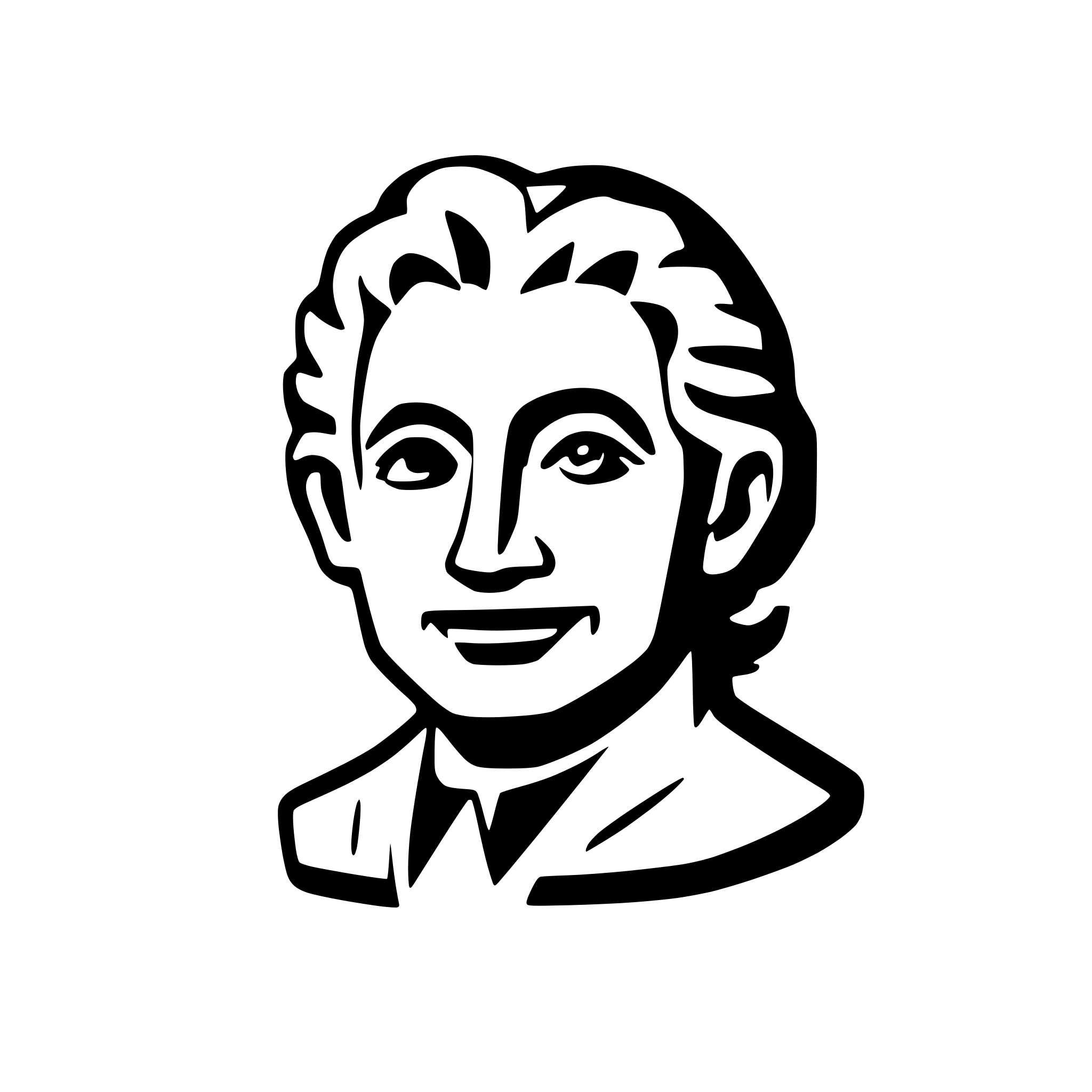 AI-generated SVG of 'einstein face'