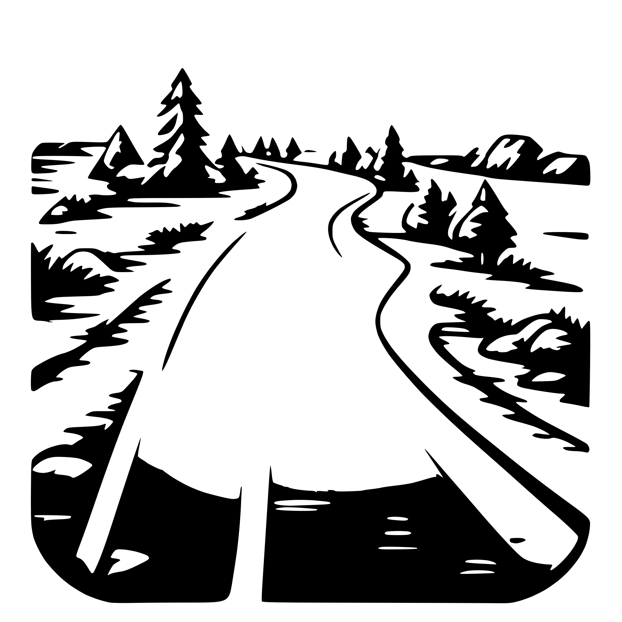 AI-generated SVG of a roadmap illustration
