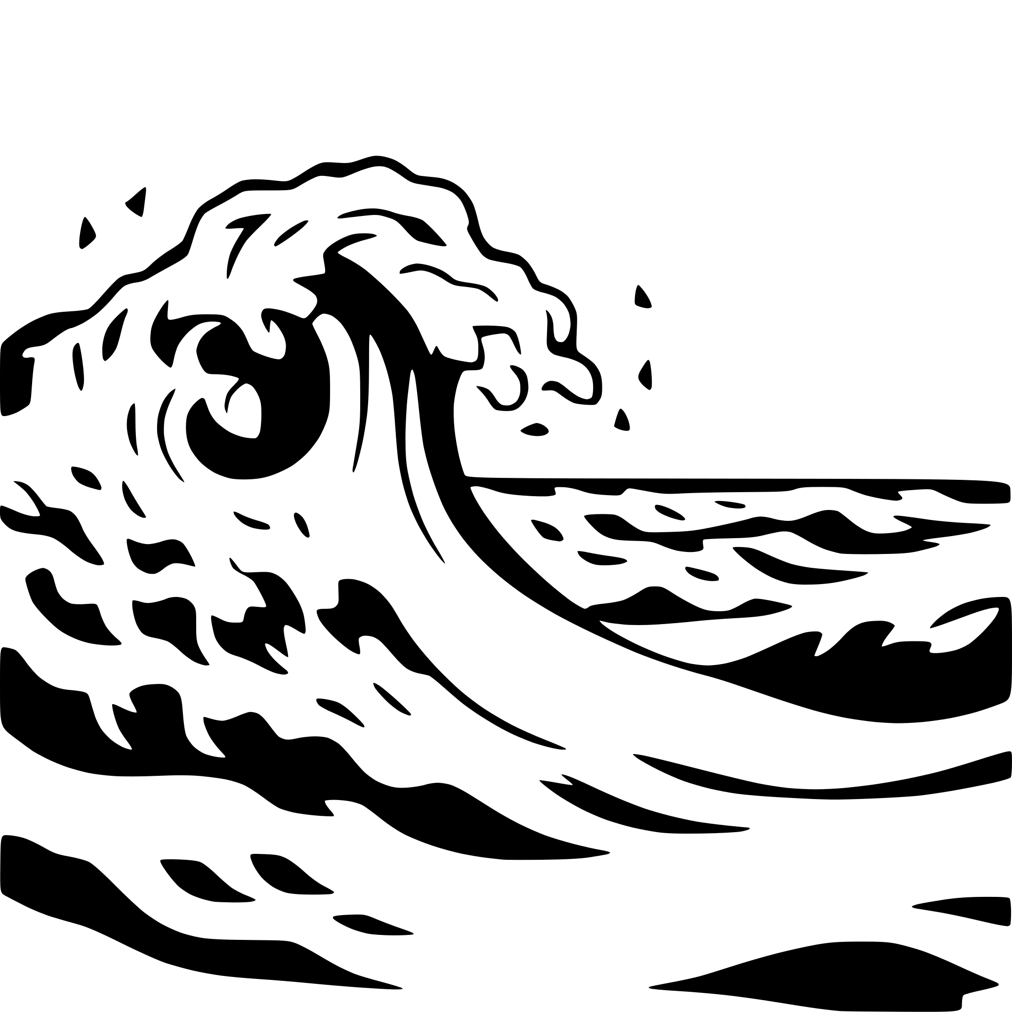 AI-generated SVG of a A black and white drawing of a wave with a lot of waves AI-generated SVG of a A black and white drawing of a wave with a lot of waves