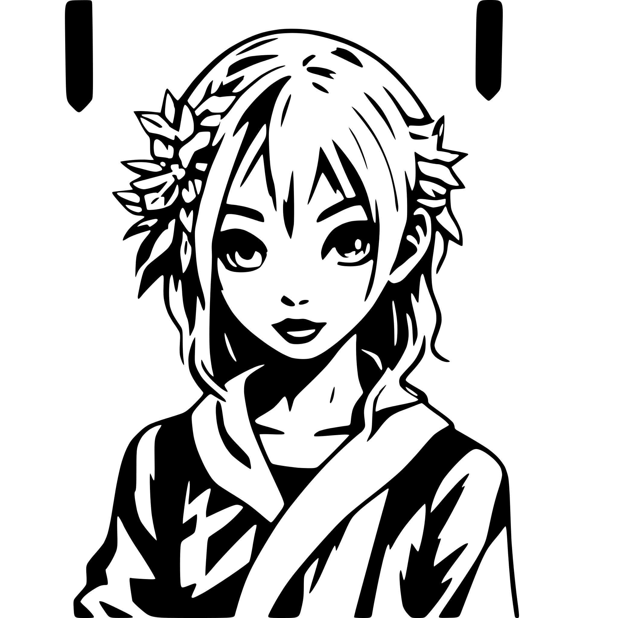 AI-generated SVG of a Antichrist
