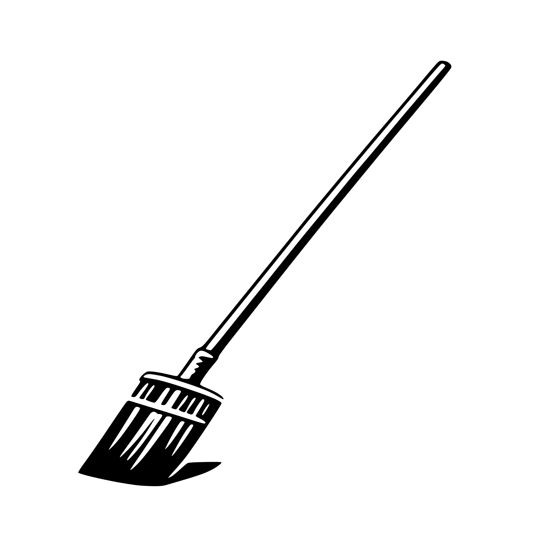AI-generated SVG of 'broom'