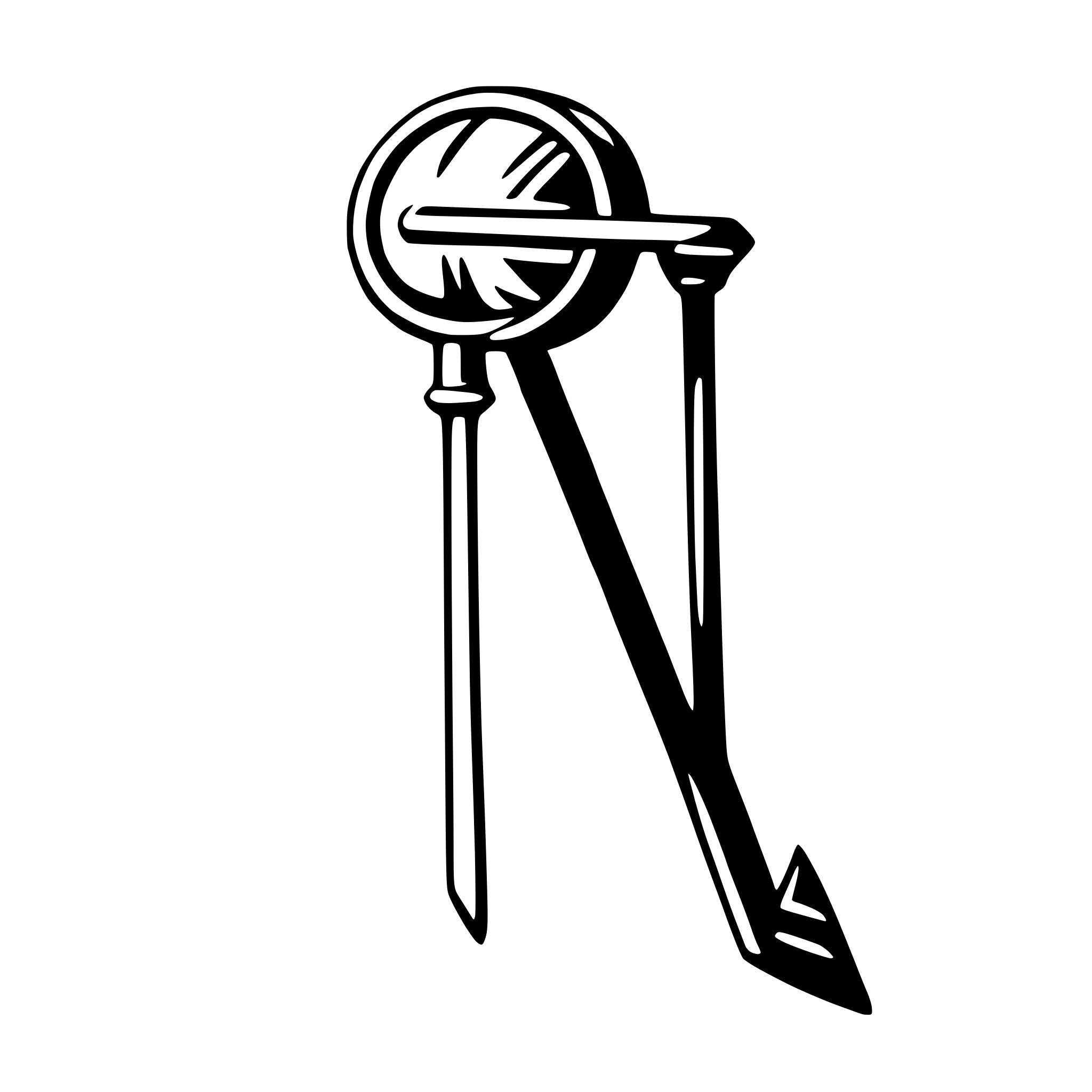 AI-generated SVG of a hairpin