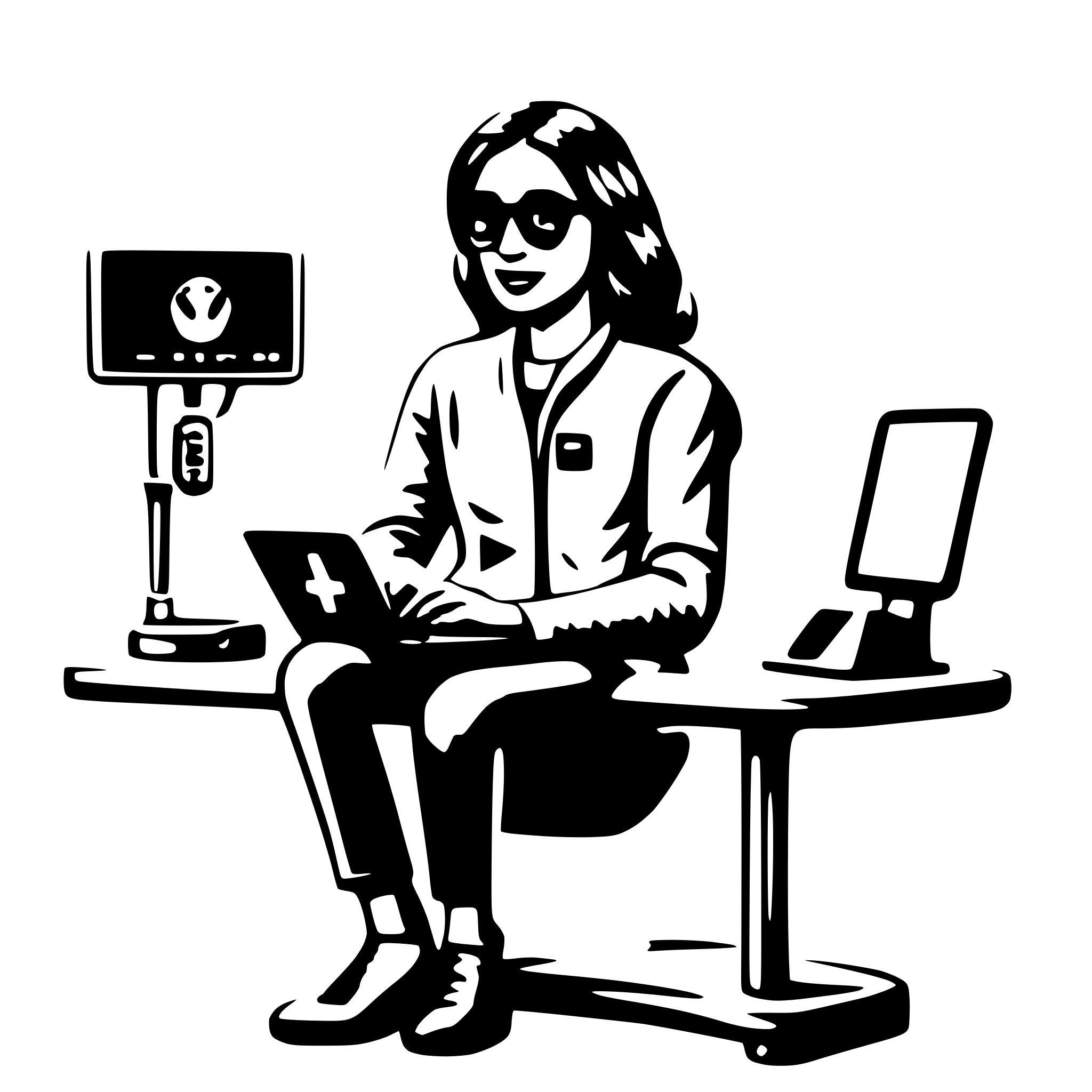 AI-generated SVG of 'telehealth'