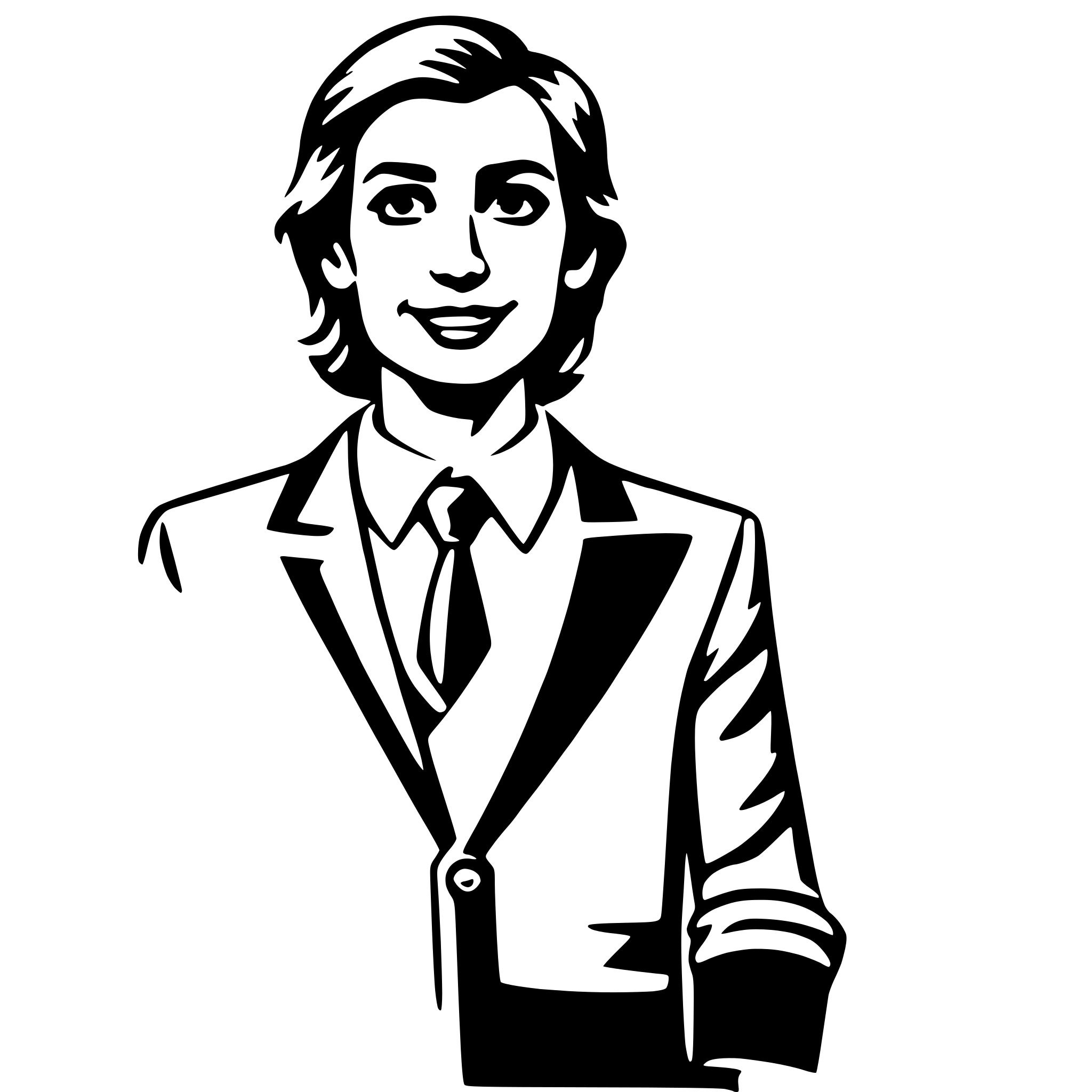 AI-generated SVG of 'salesperson'