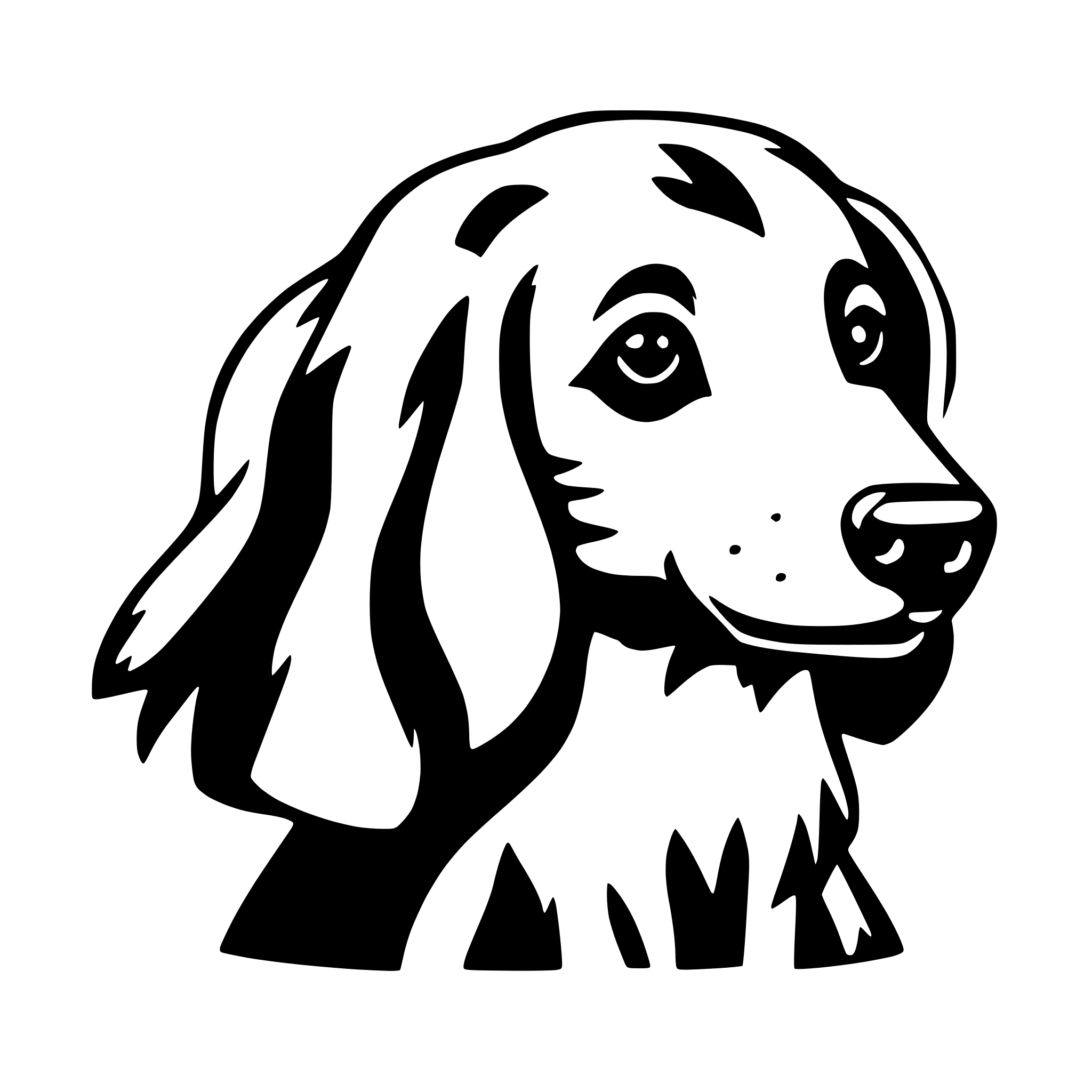 AI-generated SVG of 'coloring page animal'