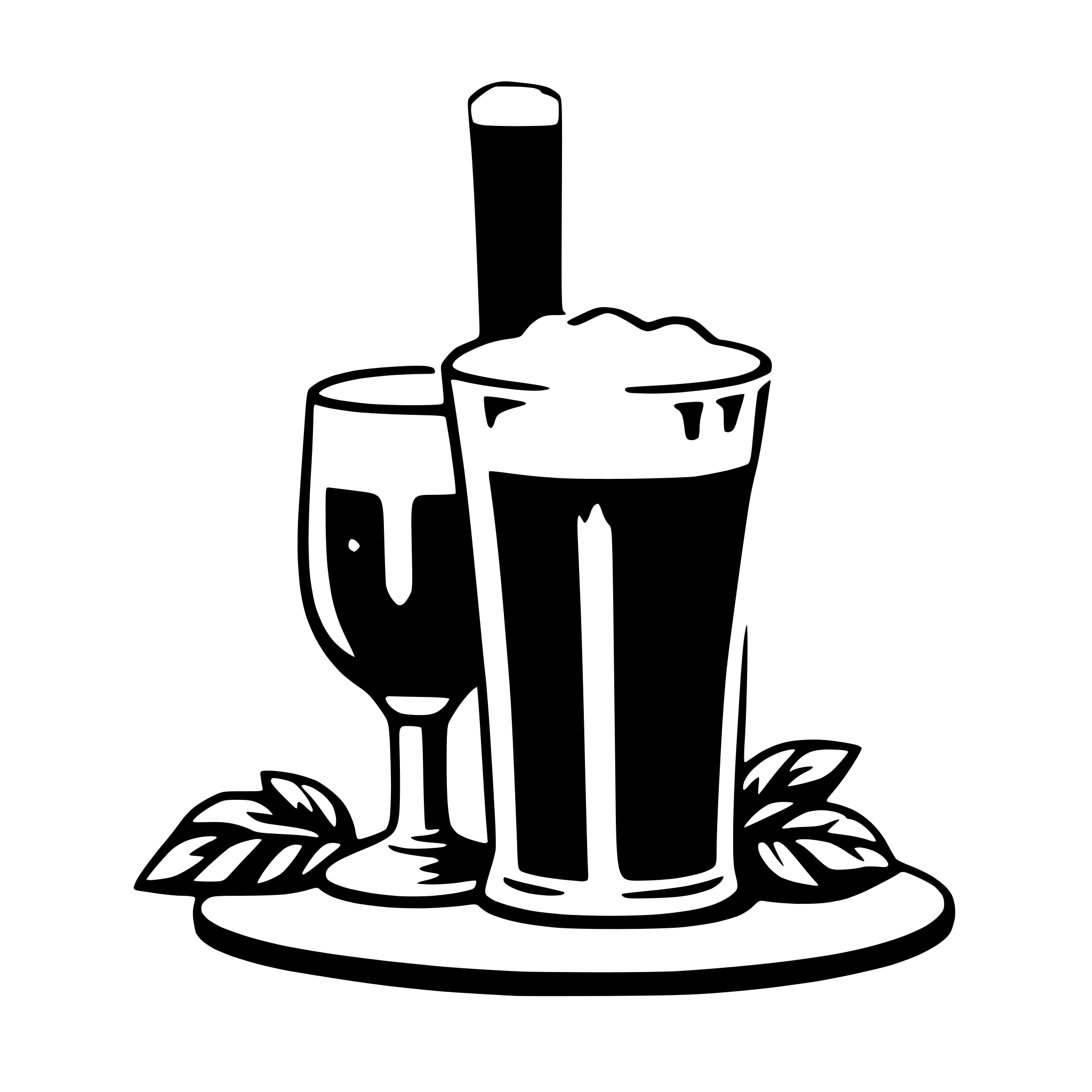 AI-generated SVG of a beer
