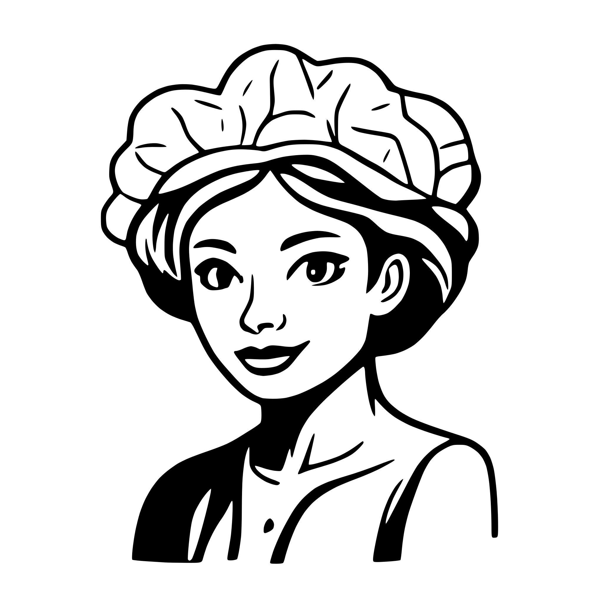 AI-generated SVG of a funeral