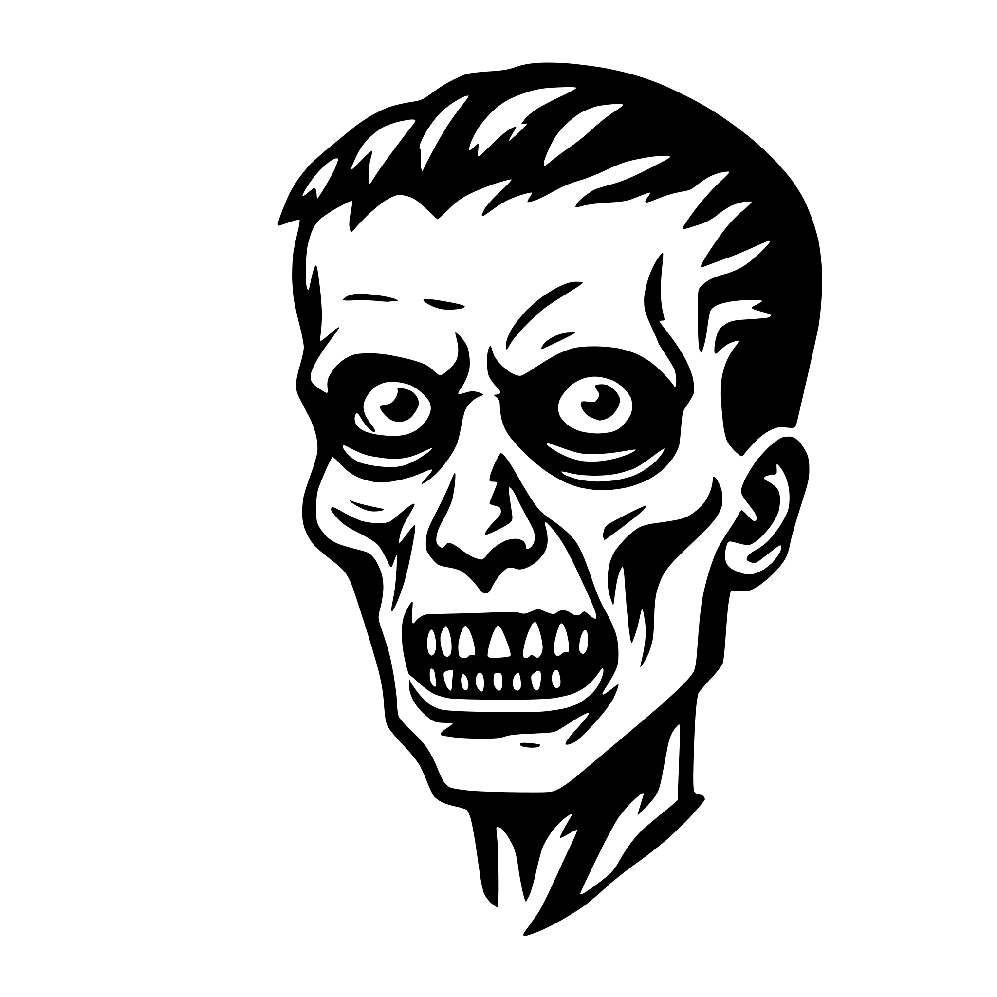 AI-generated SVG of a Logo svg zombie