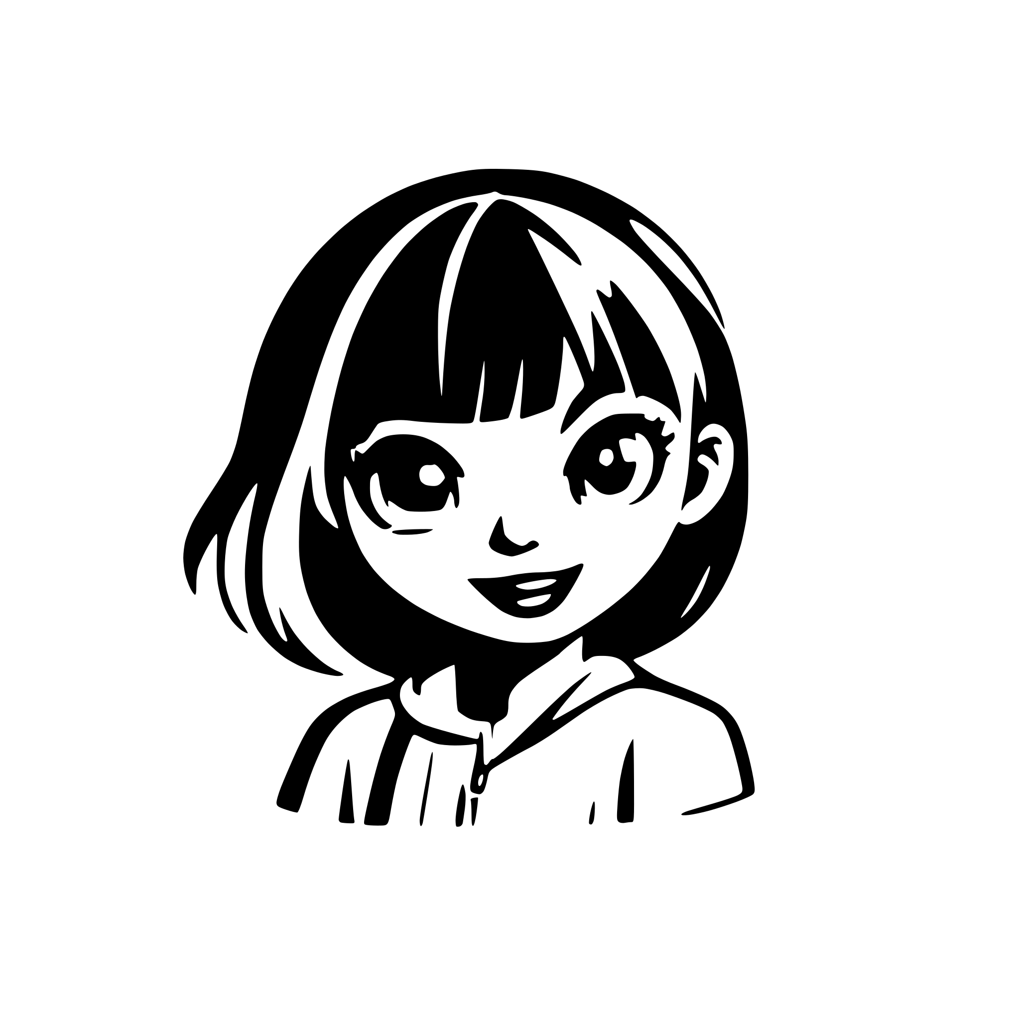 AI-generated SVG of a anime logo website, cute, minimalist, flat AI-generated SVG of a anime logo website, cute, minimalist, flat