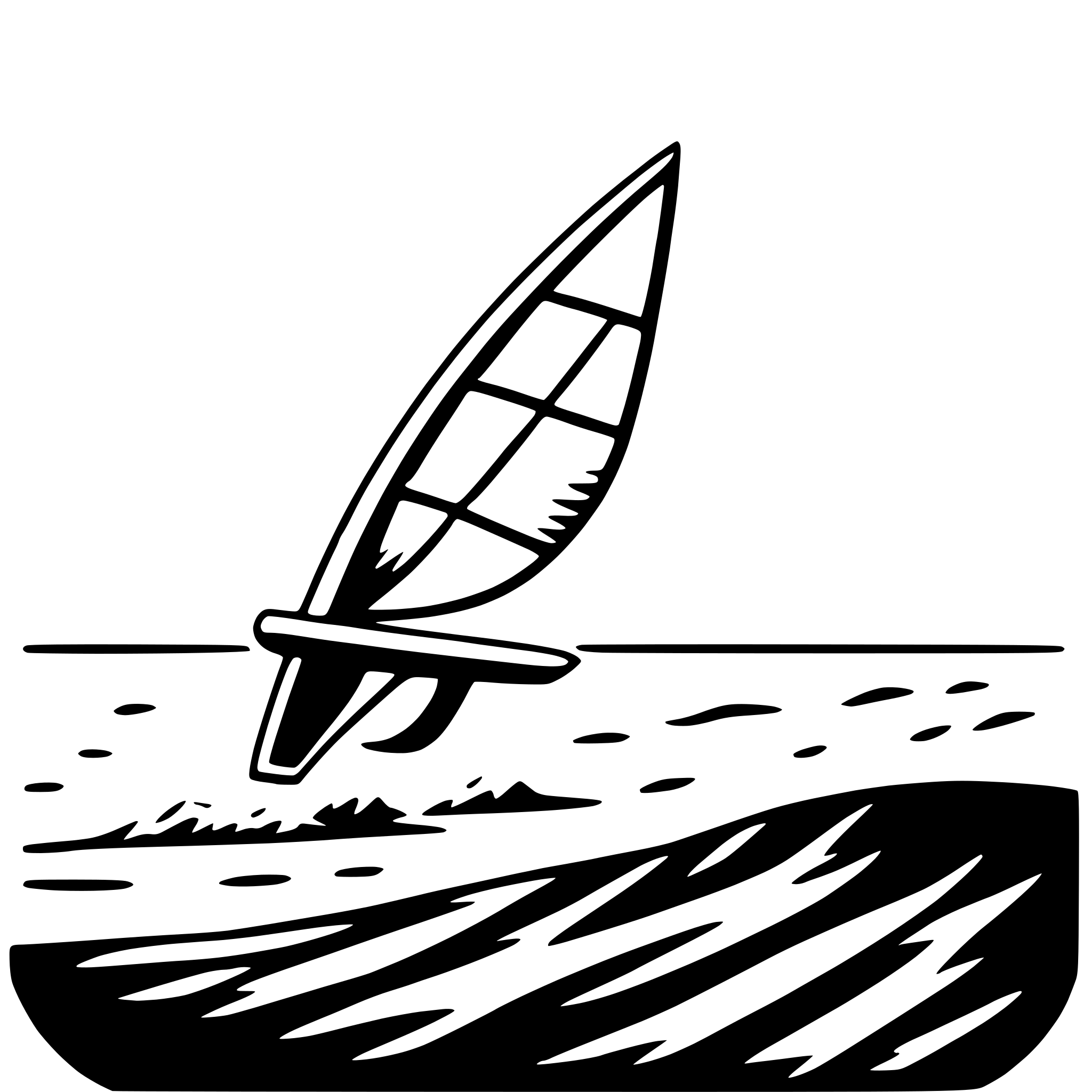 AI-generated SVG of 'wind surfing waves'