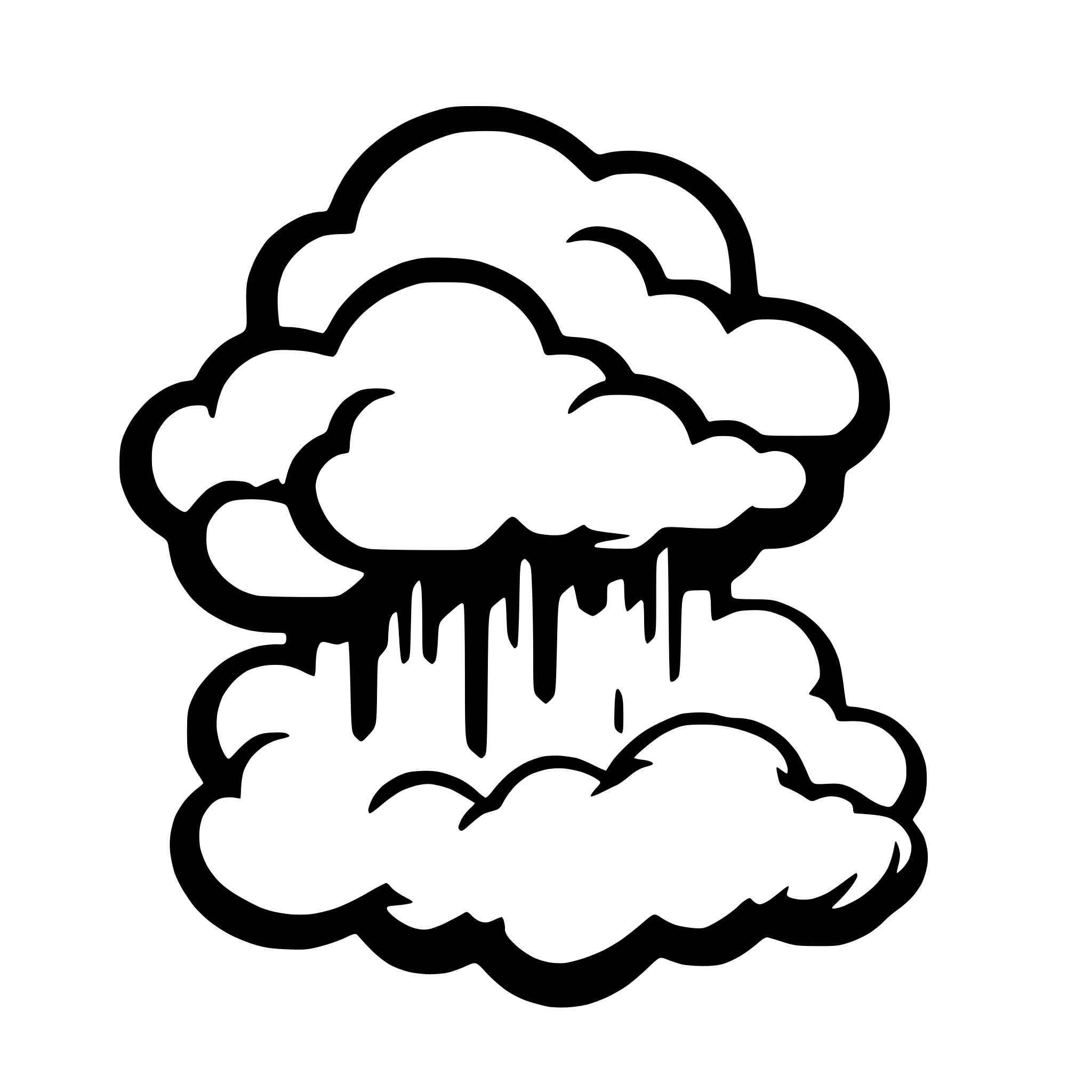 AI-generated SVG of 'A fluffy cloud with a flash from it. Will be a computer icon and should be fairly simple. The cloud should be simple and the flash distinct'