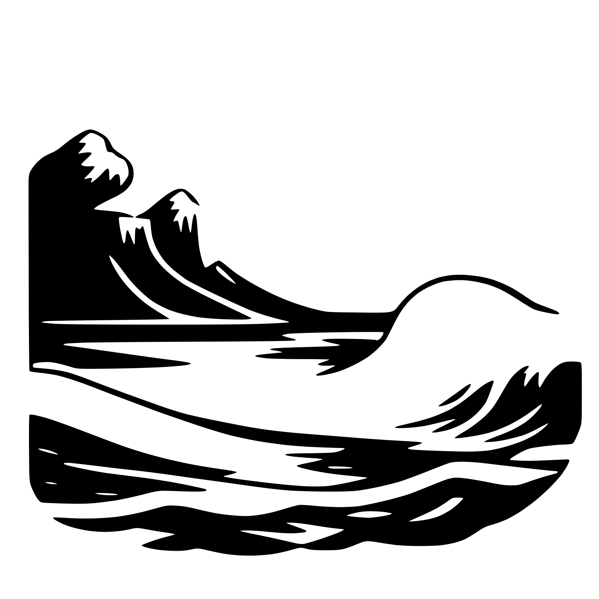 AI-generated SVG of 'wave'
