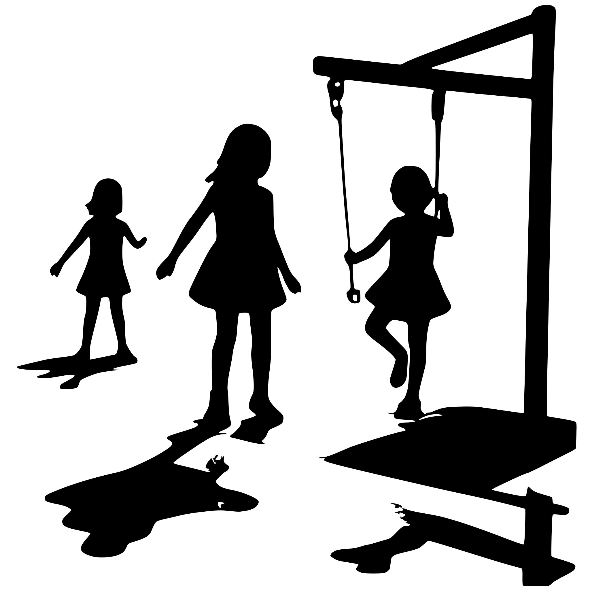 AI-generated SVG of a children playing on a playground