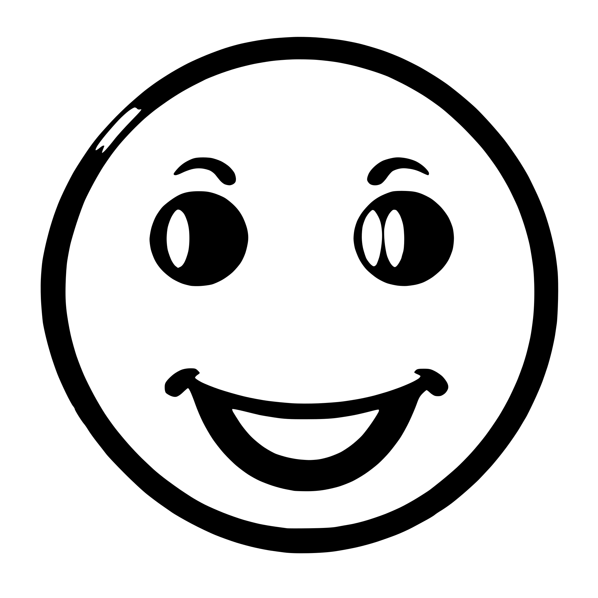 AI-generated SVG of a smiley face