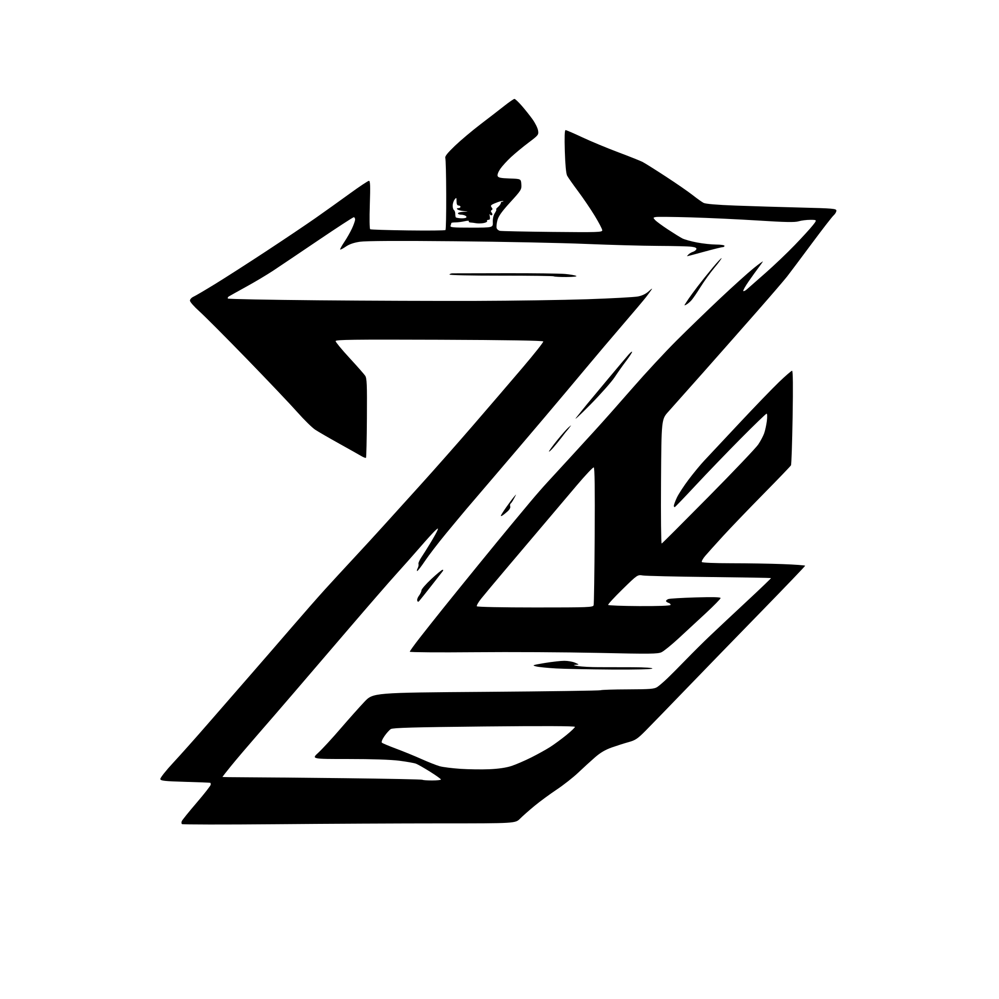 AI-generated SVG of a logo with the letters z and V in orange and blue