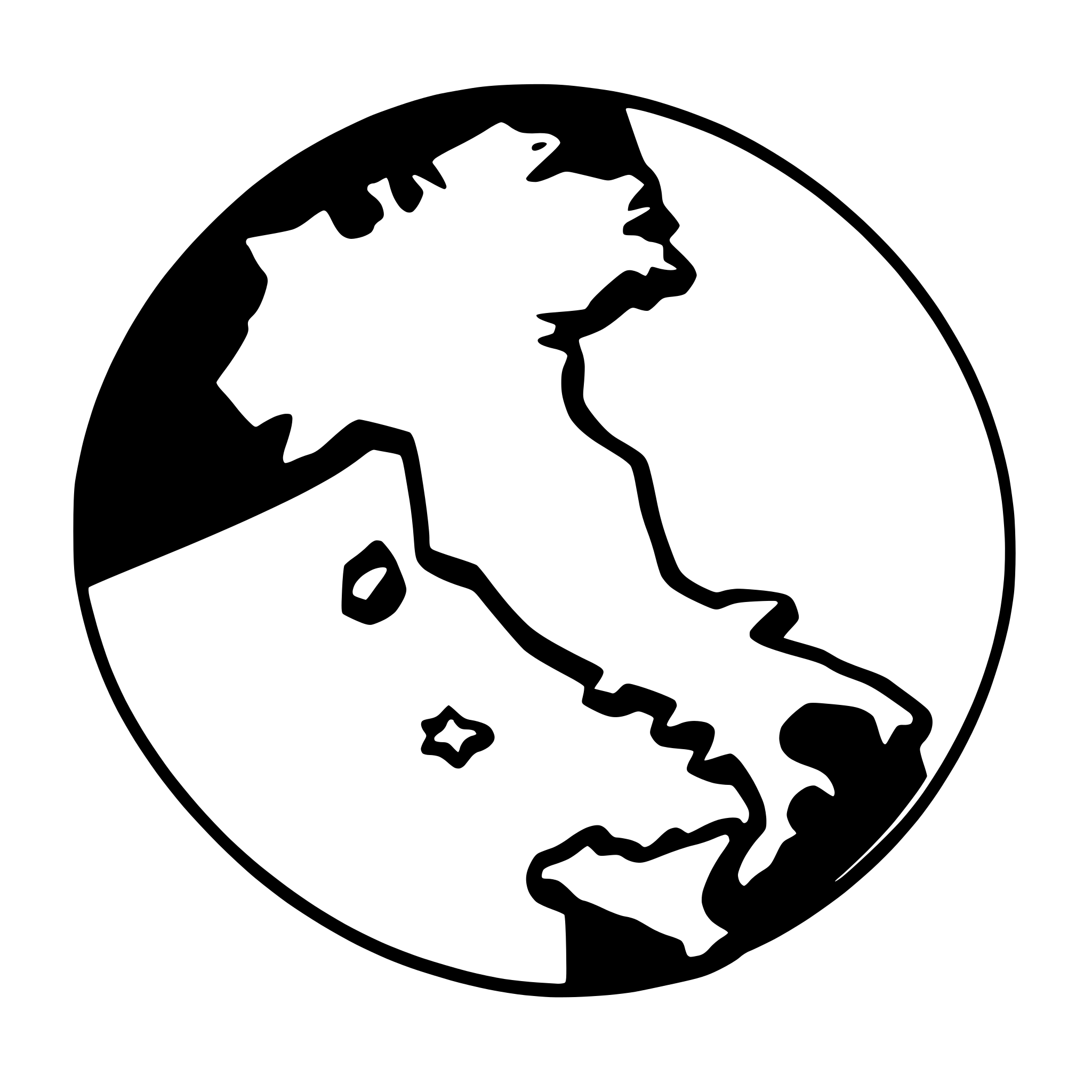 AI-generated SVG of a an outlined planispherewith italy centered in svg format AI-generated SVG of a an outlined planispherewith italy centered in svg format