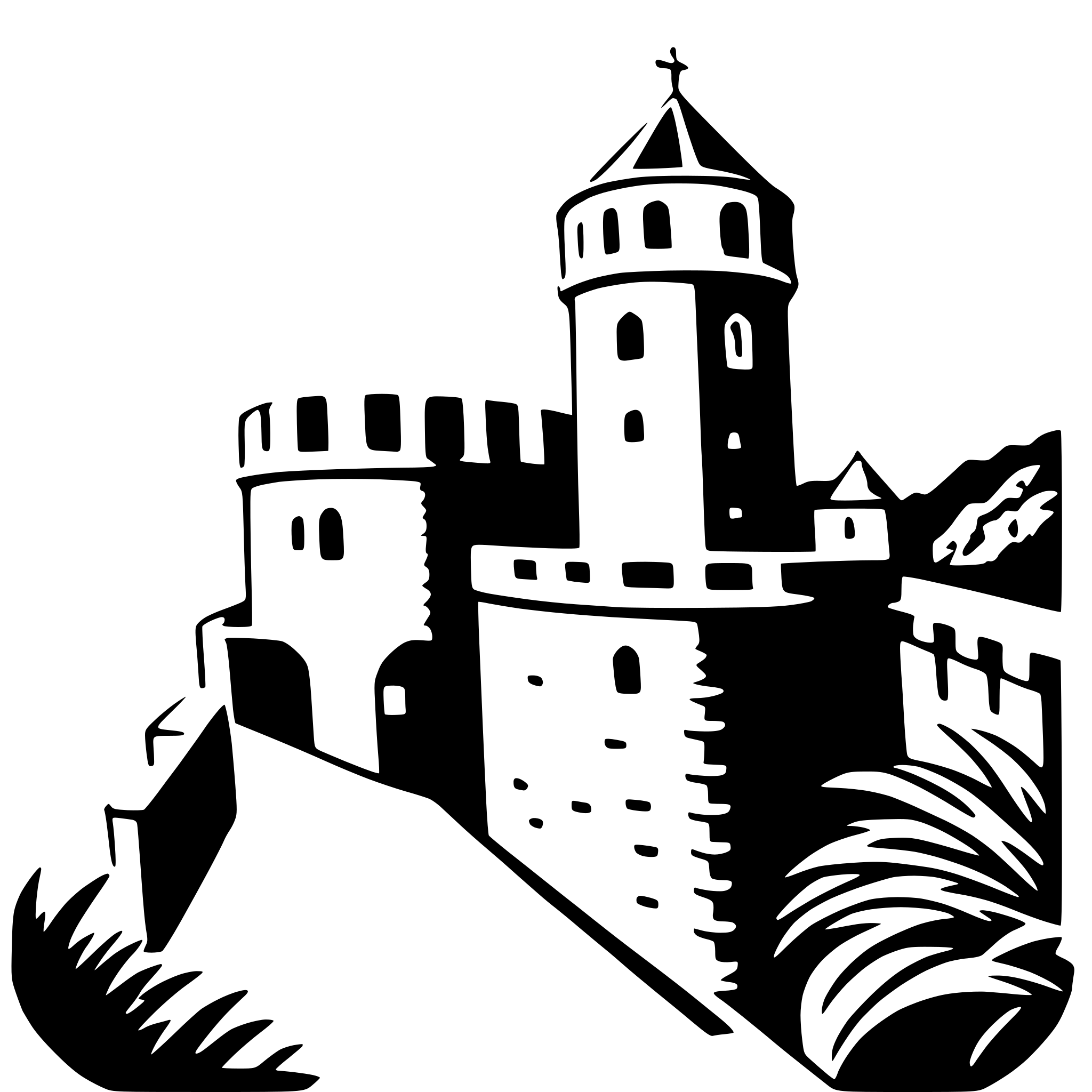 AI-generated SVG of 'dubrovnik walls'