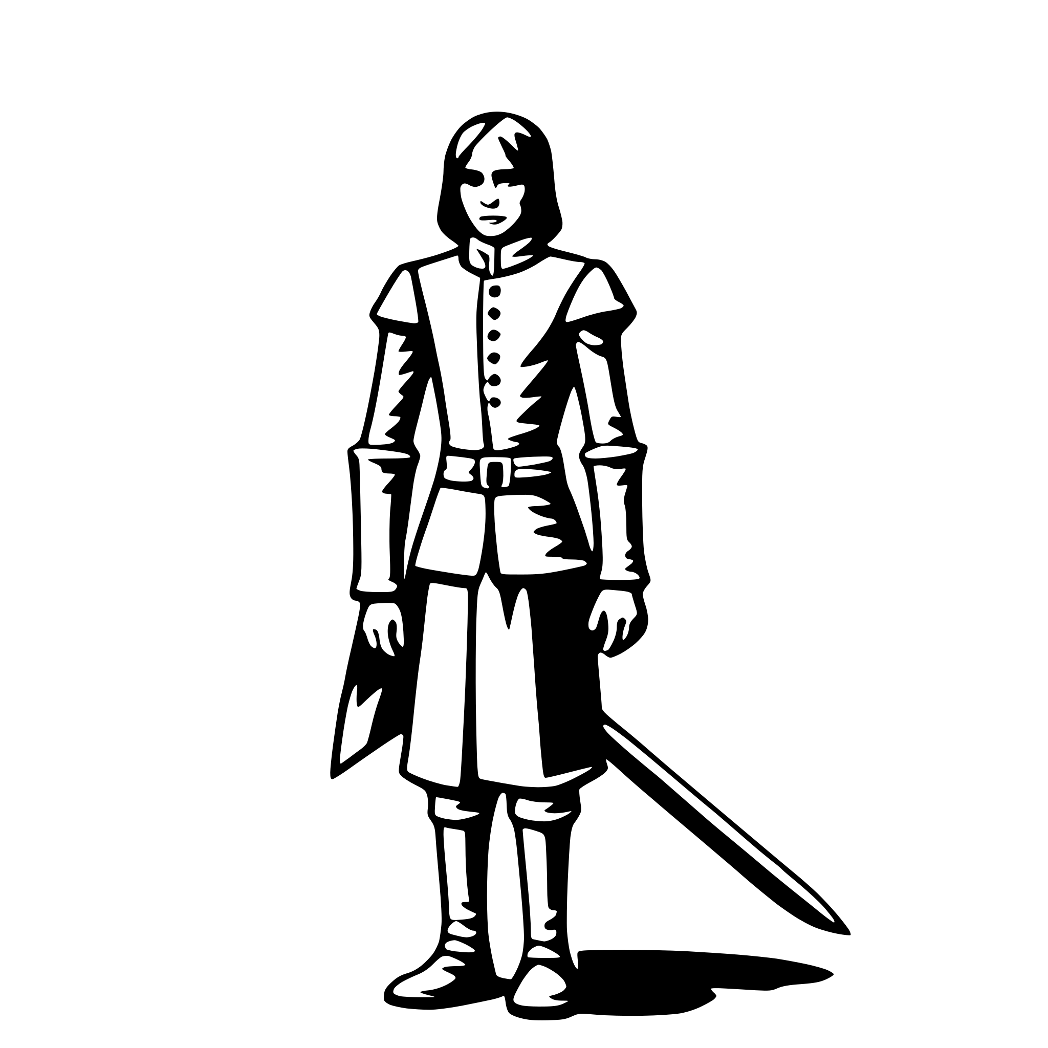 AI-generated SVG of a izanagi