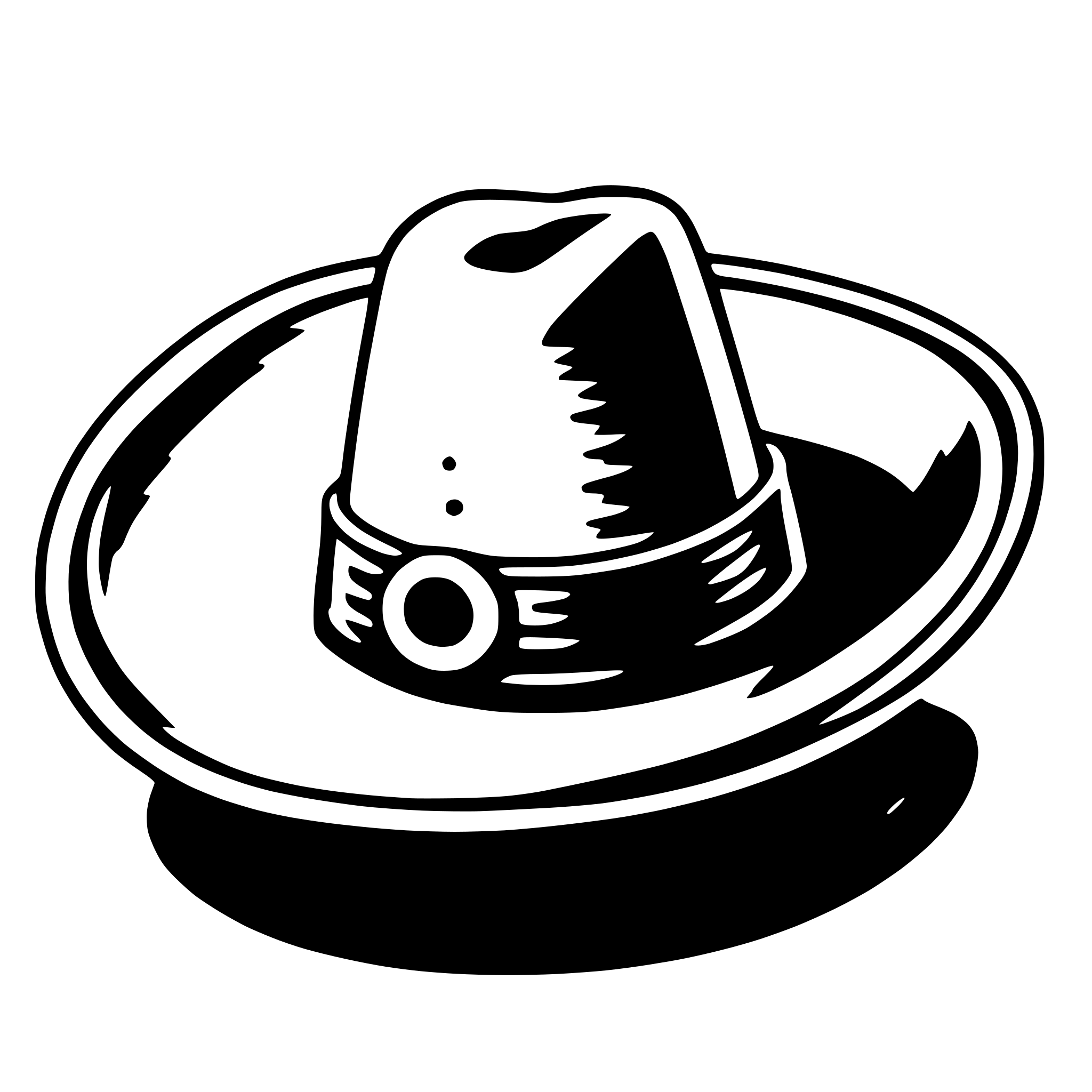 AI-generated SVG of 'sombrero'