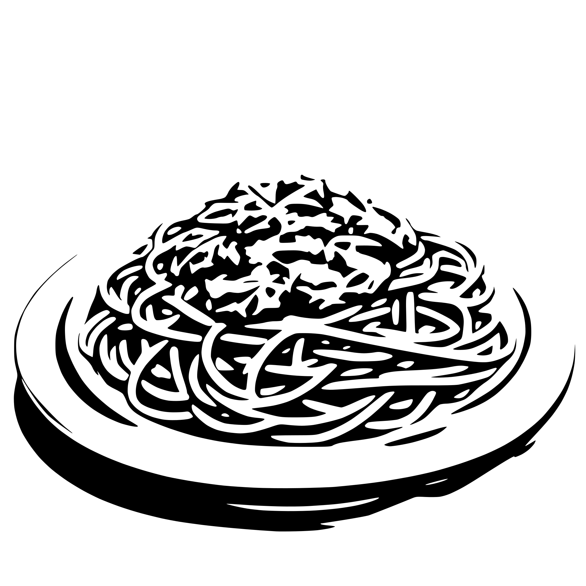 AI-generated SVG of 'spagetti teller'