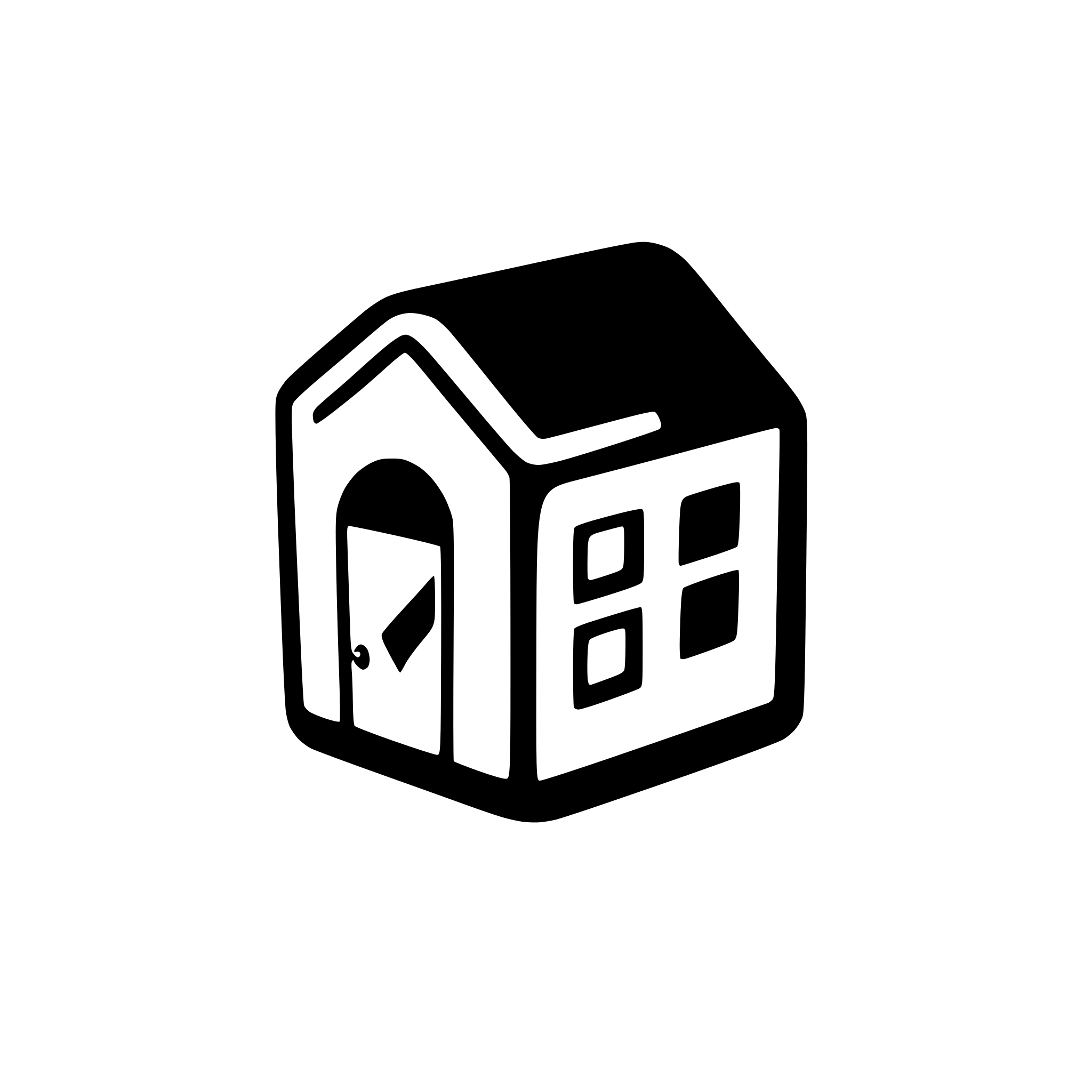 AI-generated SVG of 'Home 2d icon'