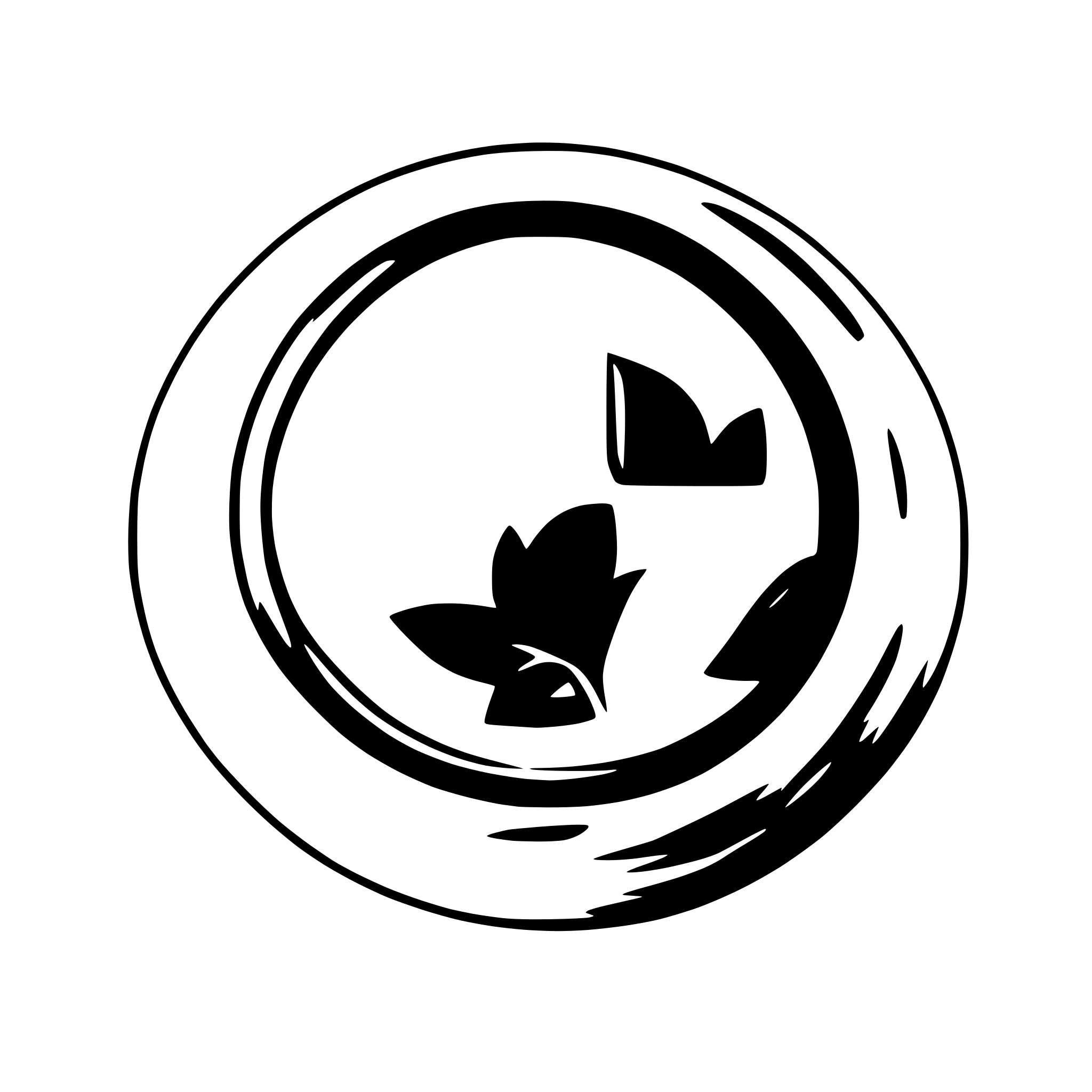 AI-generated SVG of a hand drawn circle