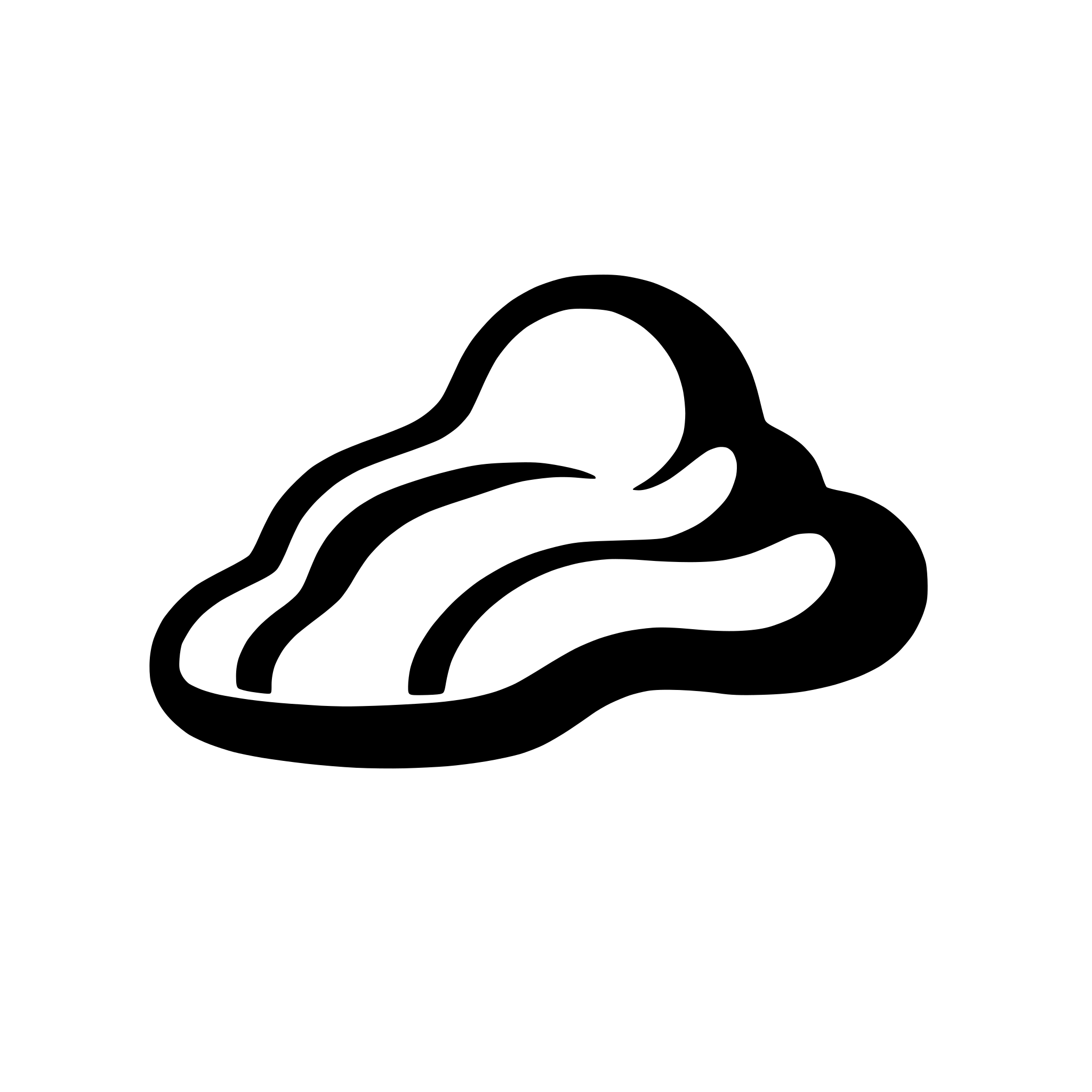 AI-generated SVG of a simple cloud