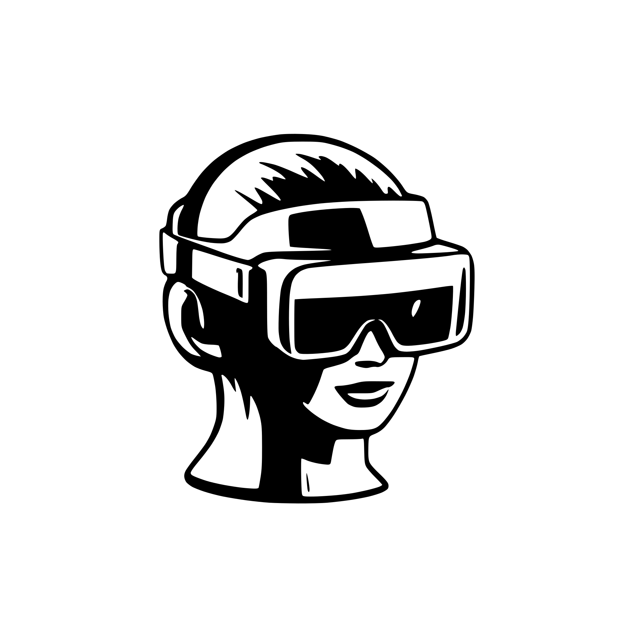 AI-generated SVG of a Virtual reality glasses
