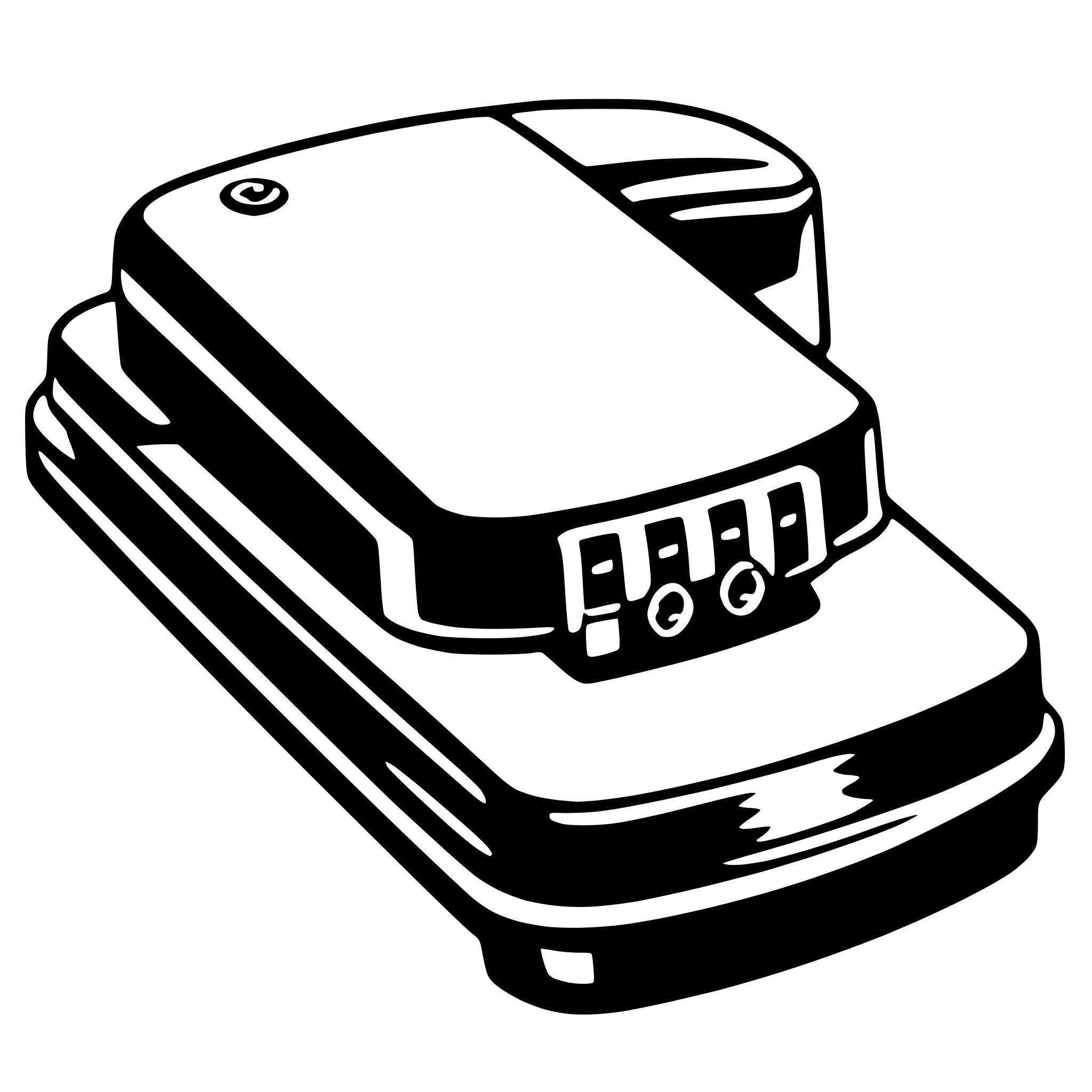 AI-generated SVG of 'stapler'