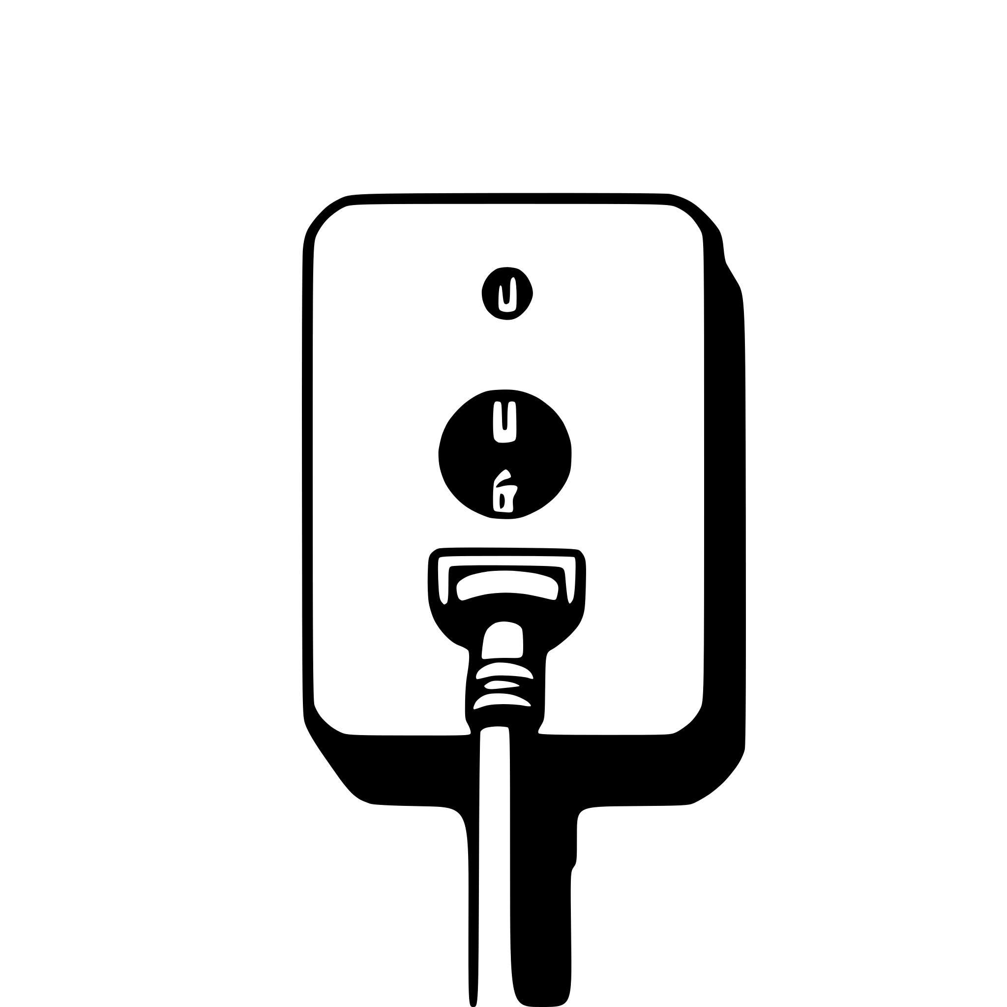 AI-generated SVG of a power outlet