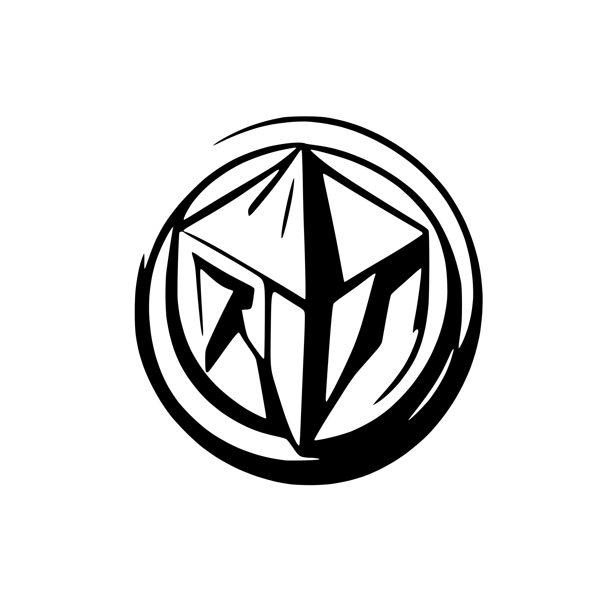 AI-generated SVG of a a logo for project named Daemon