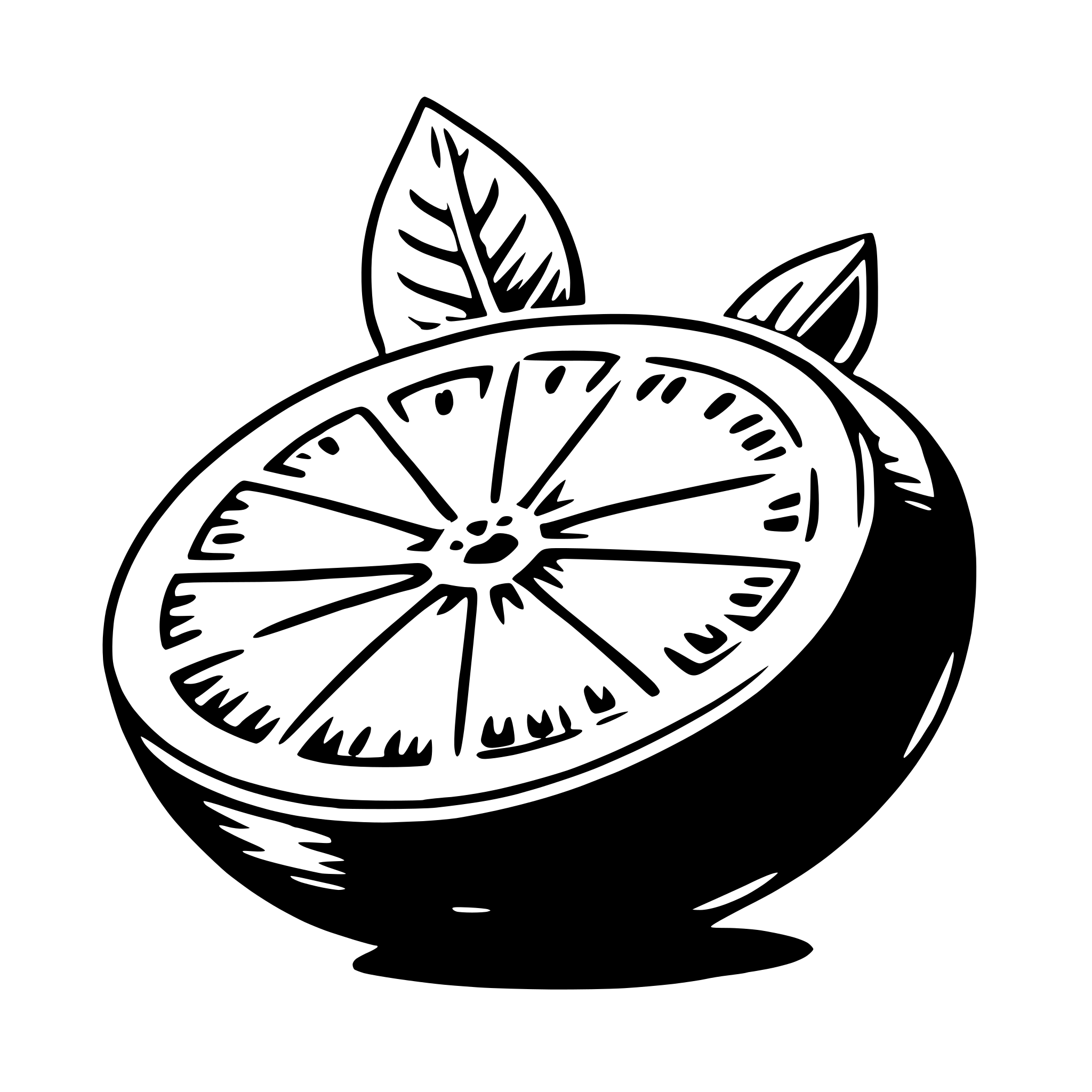 AI-generated SVG of 'lime'