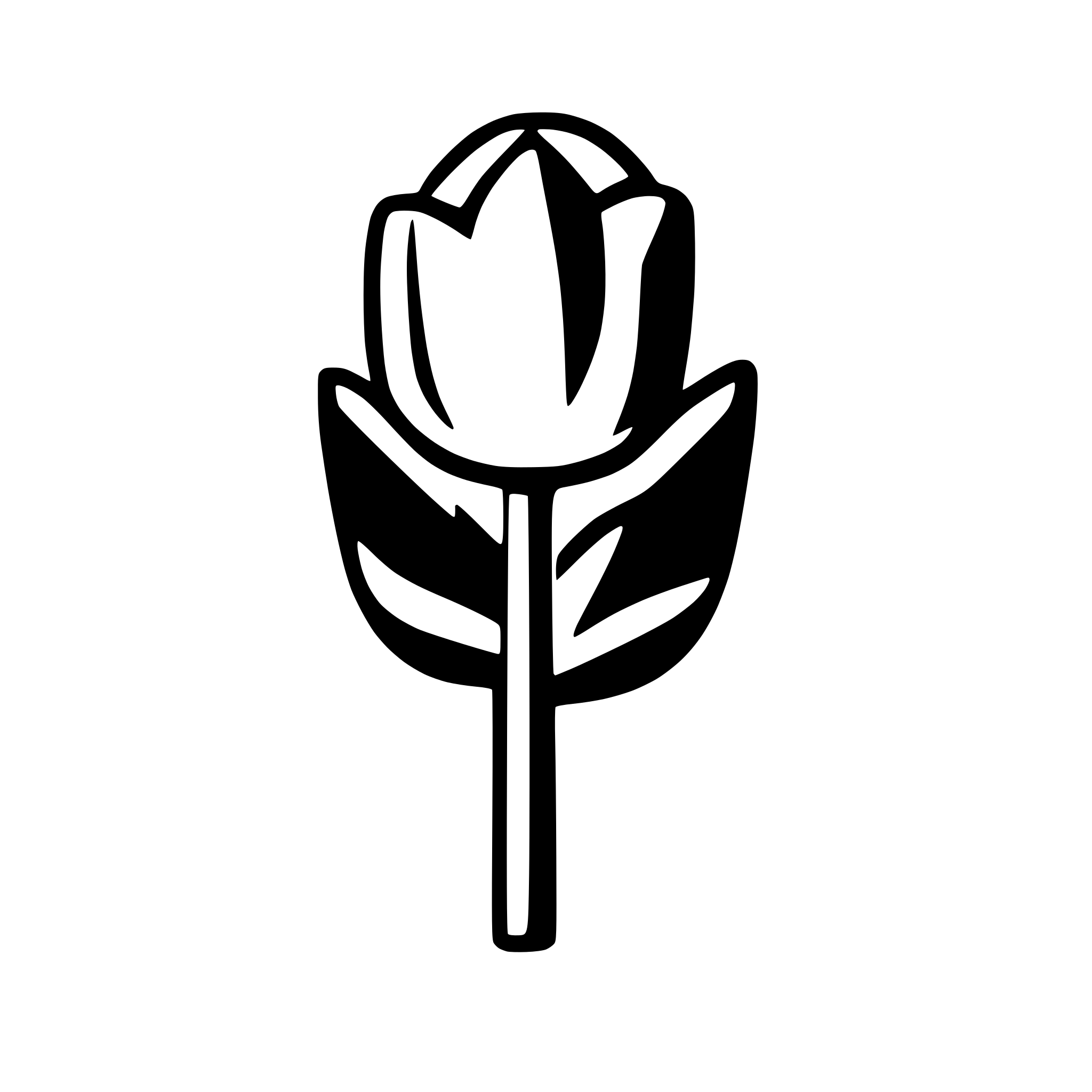 AI-generated SVG of 'tulip icon'