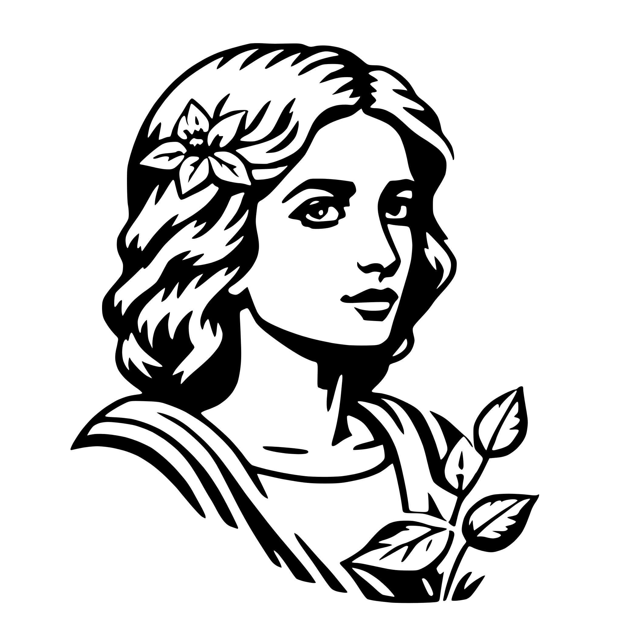 AI-generated SVG of a demeter